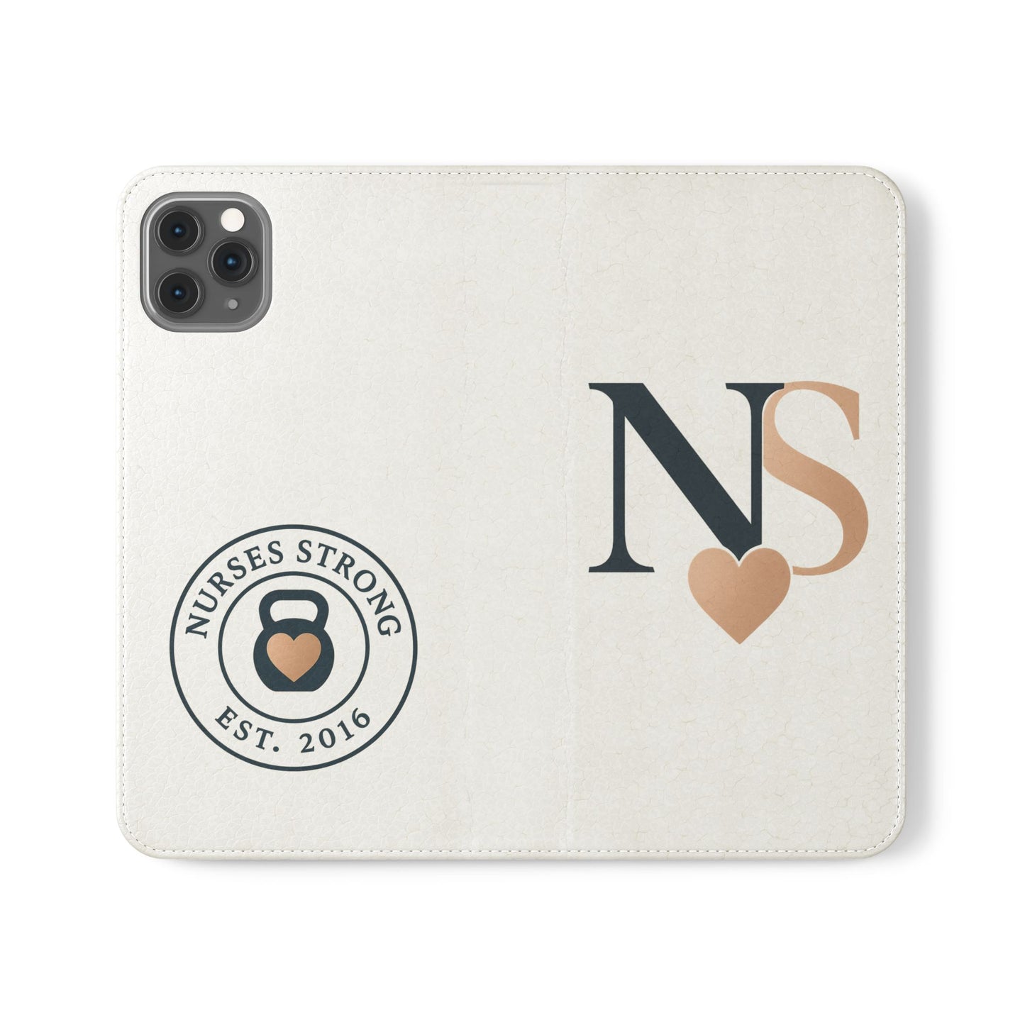 Navy Rose NS  Flip Case | Phone Accessory for Healthcare Workers | Gift for Nurses | Stylish & Functional | Durable Phone Protection