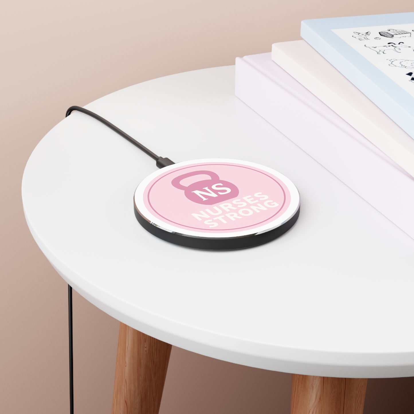 Nurses Strong Wireless Charger, Fast QI Charging Pad for Nurses, Perfect Nurse gift