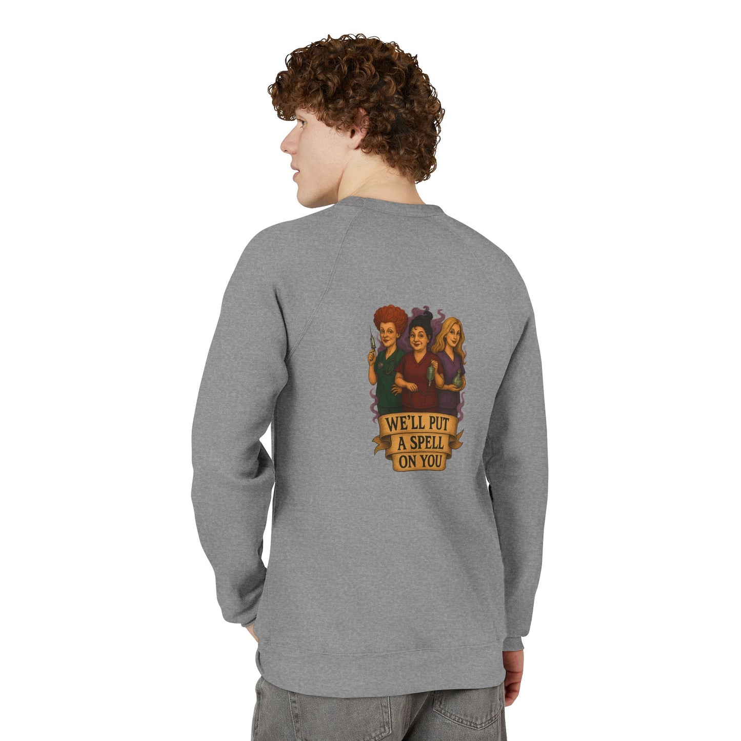 A Spell on You- Nurse and Halloween Sweatshirt, Cozy Unisex Sweatshirt, Gifts for Nurses, Halloween Apparel