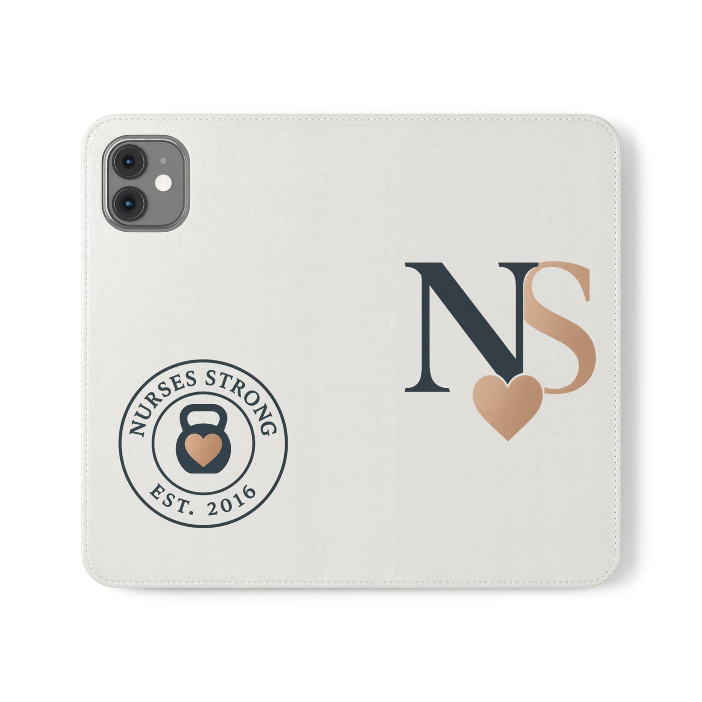 Navy Rose NS  Flip Case | Phone Accessory for Healthcare Workers | Gift for Nurses | Stylish & Functional | Durable Phone Protection