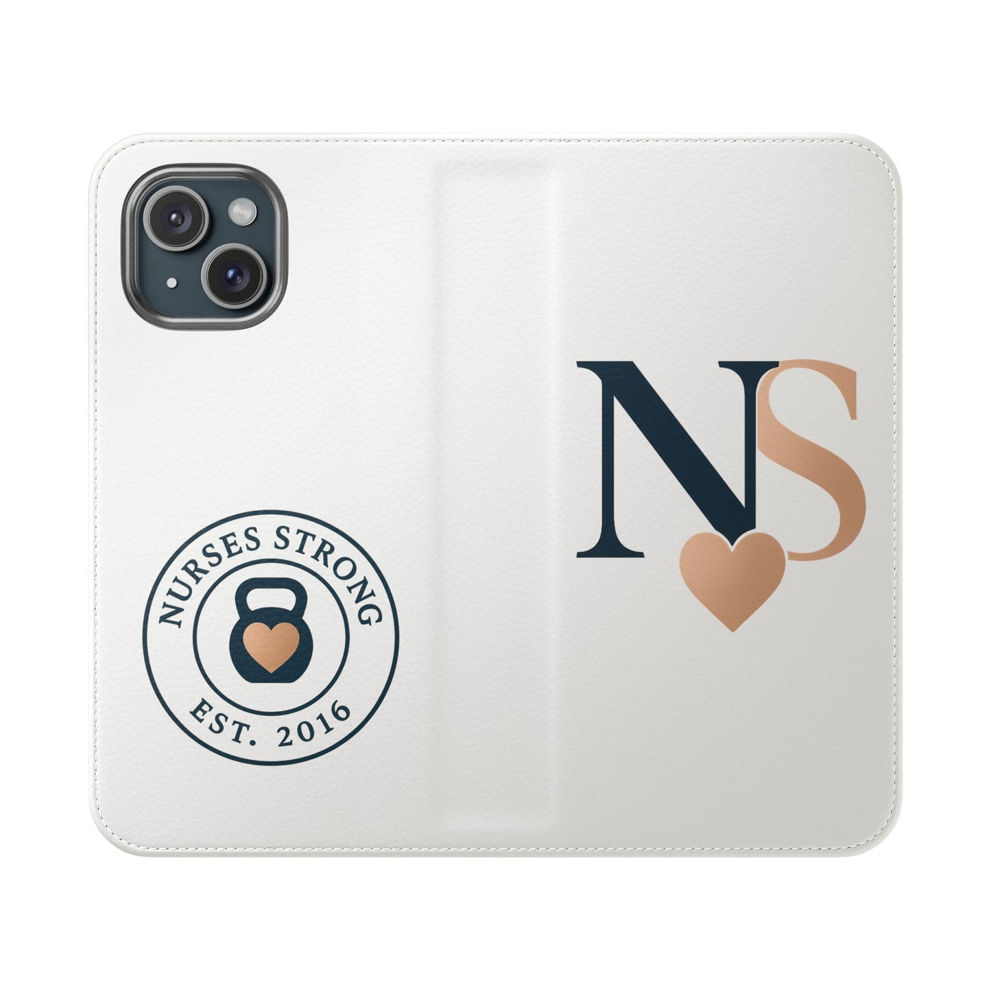 Navy Rose NS  Flip Case | Phone Accessory for Healthcare Workers | Gift for Nurses | Stylish & Functional | Durable Phone Protection