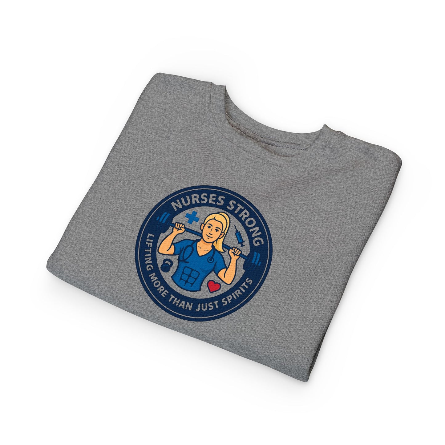 Nurse-Themed Toddler Sweatshirt - Perfect Gift for Little Heroes, Kids' Apparel, Healthcare Appreciation, Birthday Present, Everyday Comfort