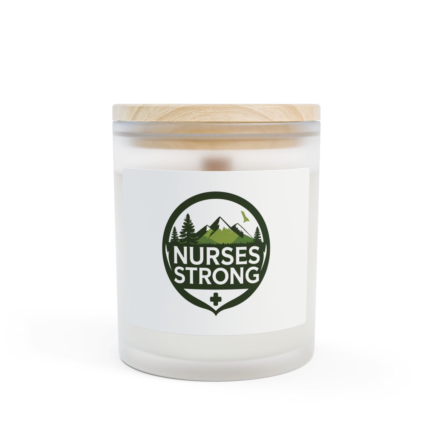 Frosted Glass Candle, 11oz
