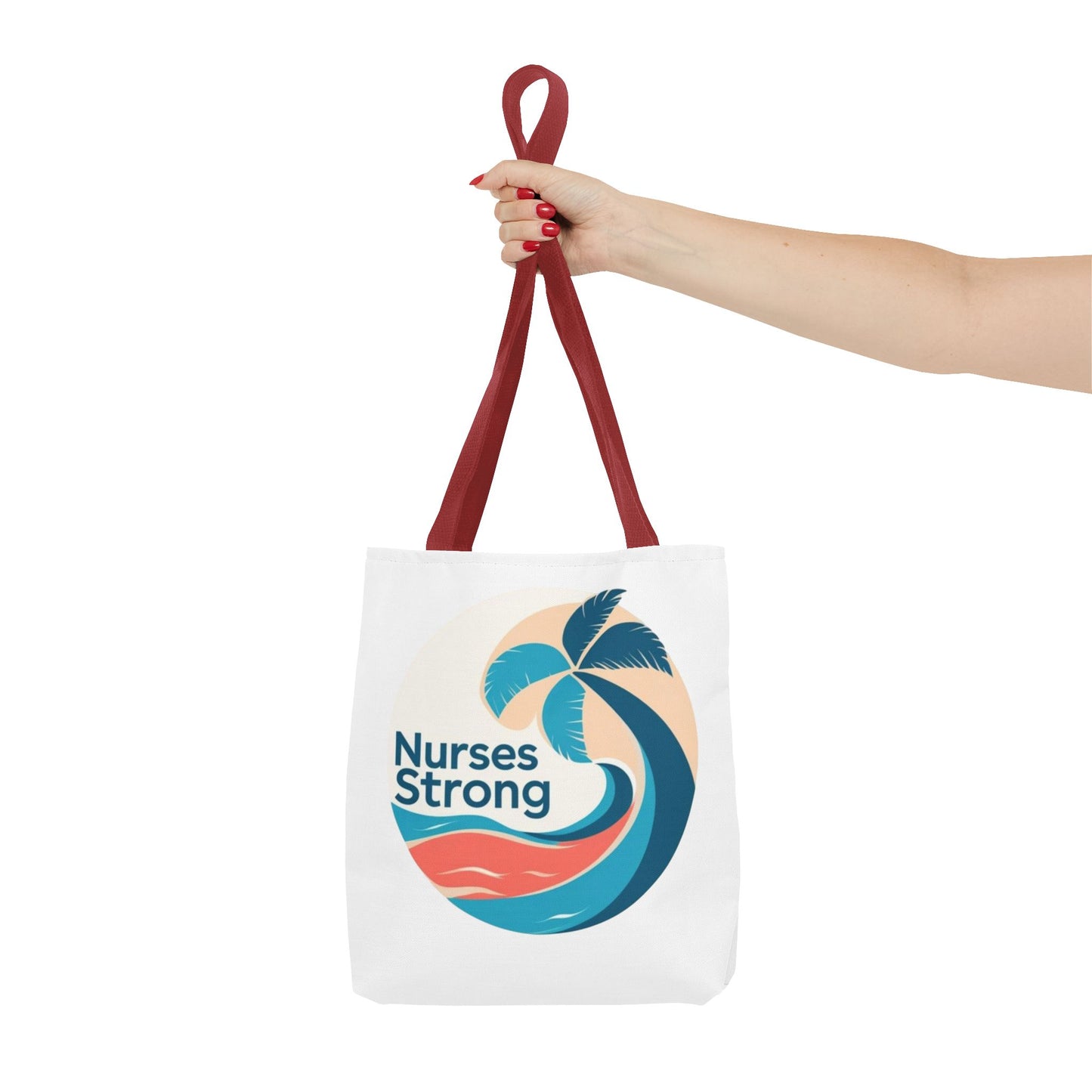 Empowering Nurses Tote Bag - Eco-Friendly, Beach Vibes, Strong Nurse Gifts, Summer Essentials, Nurse Appreciation Bag