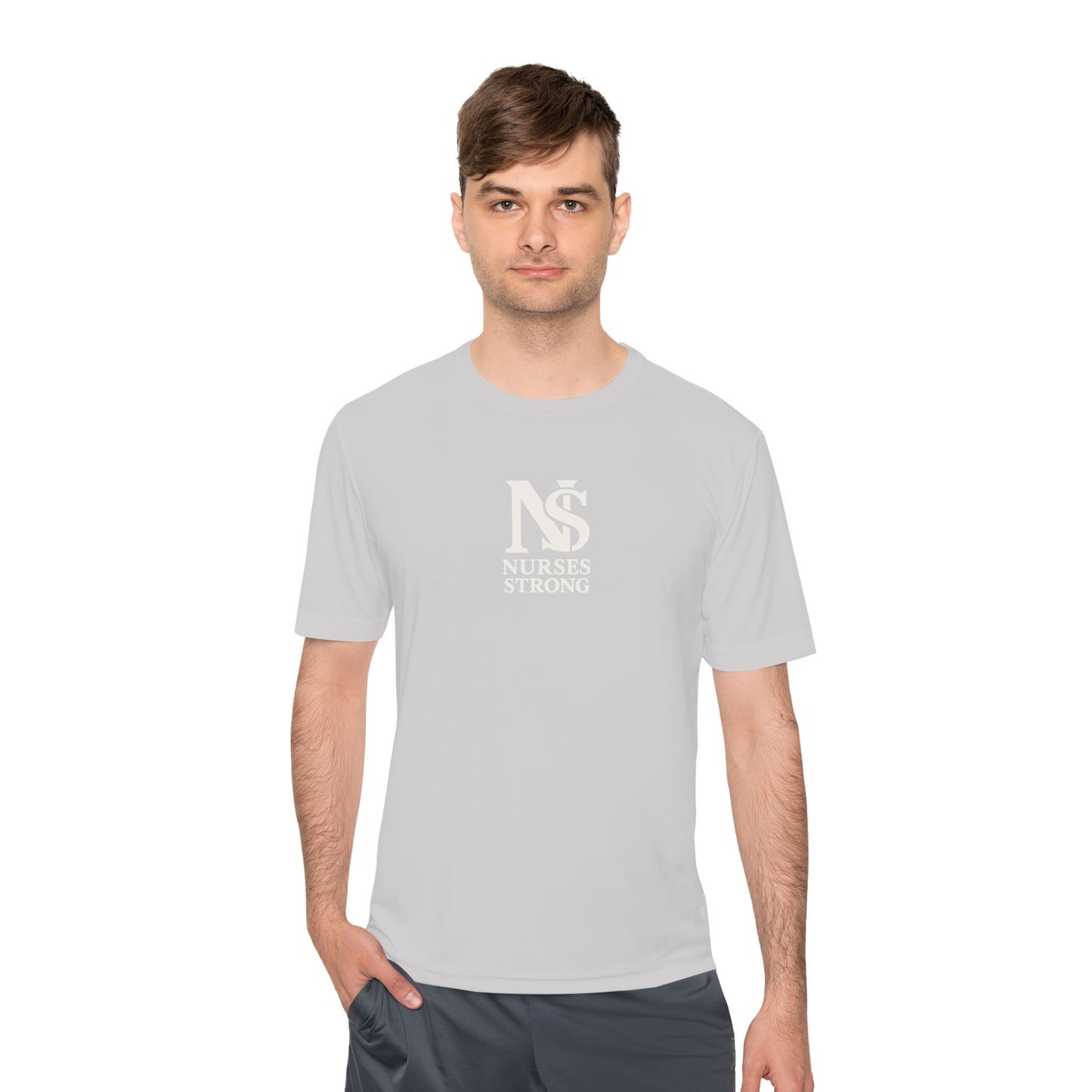 Be the Change Unisex Moisture Wicking Tee - Nurses Strong, Be the Change in Healthcare Tee, Gifts for Nurses, Nursing Apparel, Healthcare Worker Gift