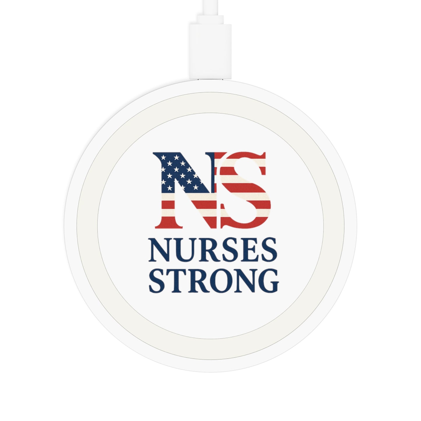 RWB Charging Pad, Gift for Nurses, Quake Phone Charger, Strong Nursing Support, Medical Professional Accessories