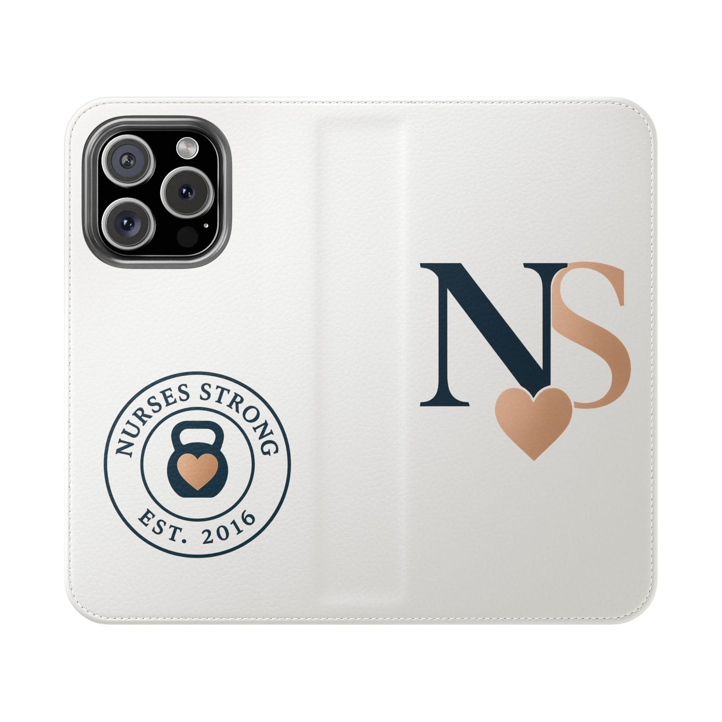 Navy Rose NS  Flip Case | Phone Accessory for Healthcare Workers | Gift for Nurses | Stylish & Functional | Durable Phone Protection