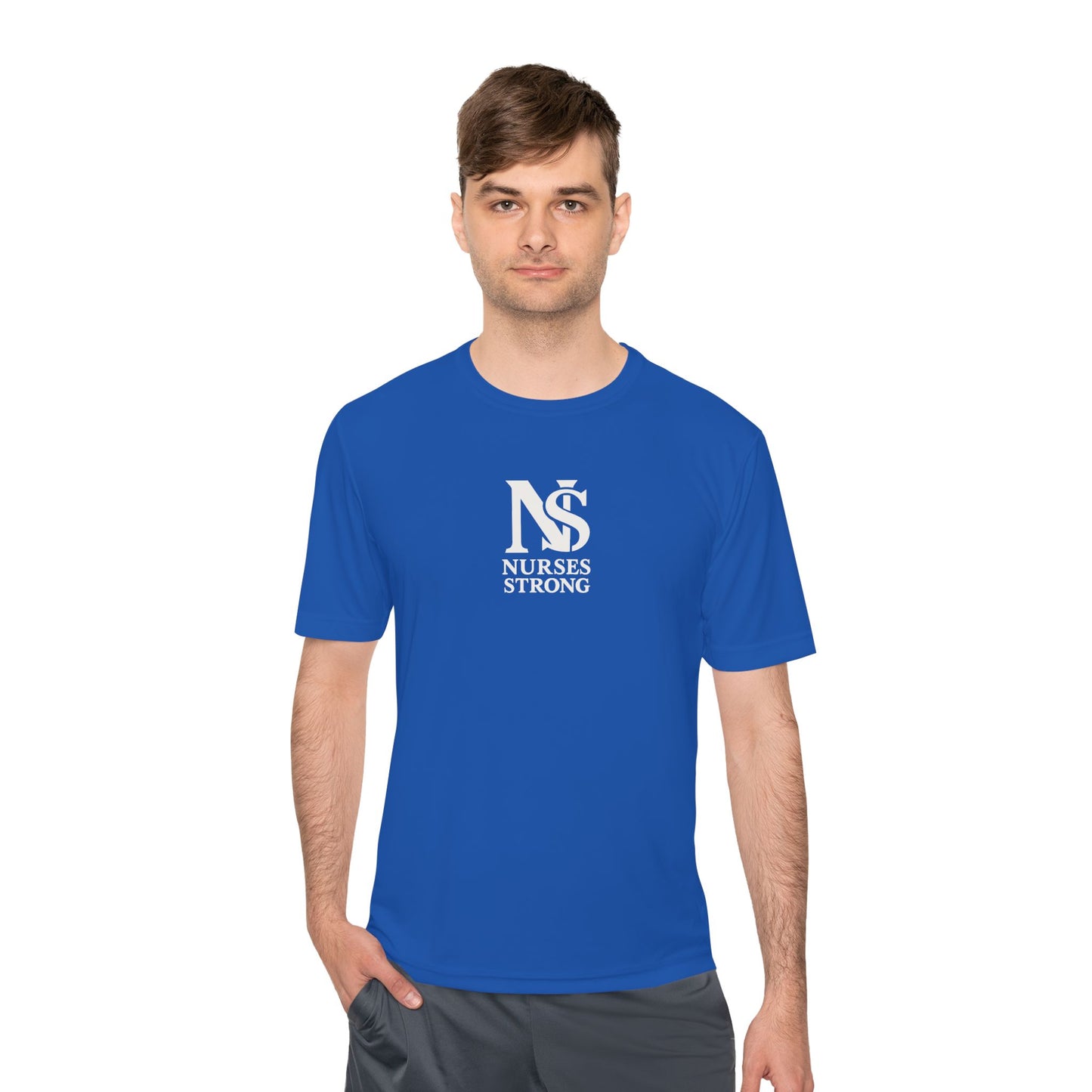 Be the Change Unisex Moisture Wicking Tee - Nurses Strong, Be the Change in Healthcare Tee, Gifts for Nurses, Nursing Apparel, Healthcare Worker Gift