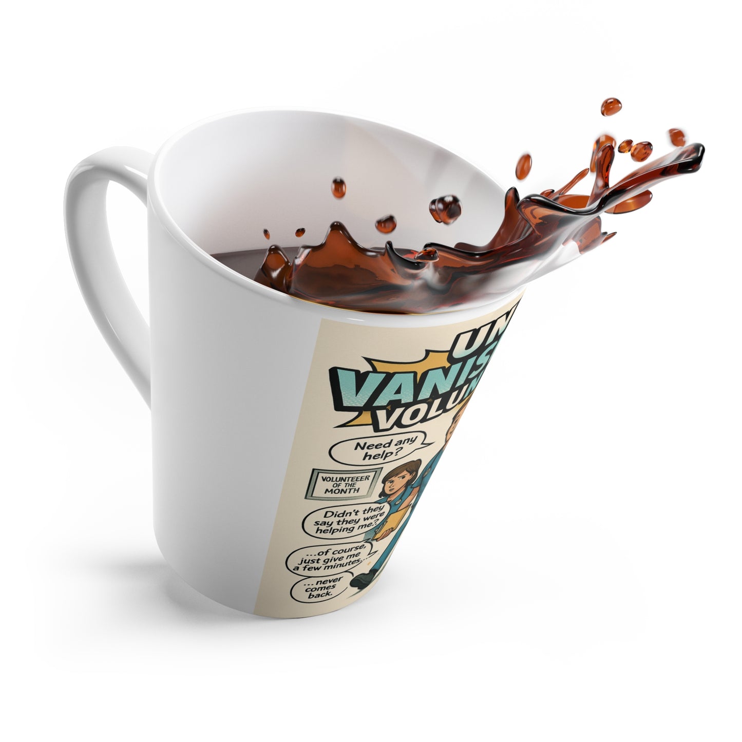 Vanishing Volunteer Latte Mug