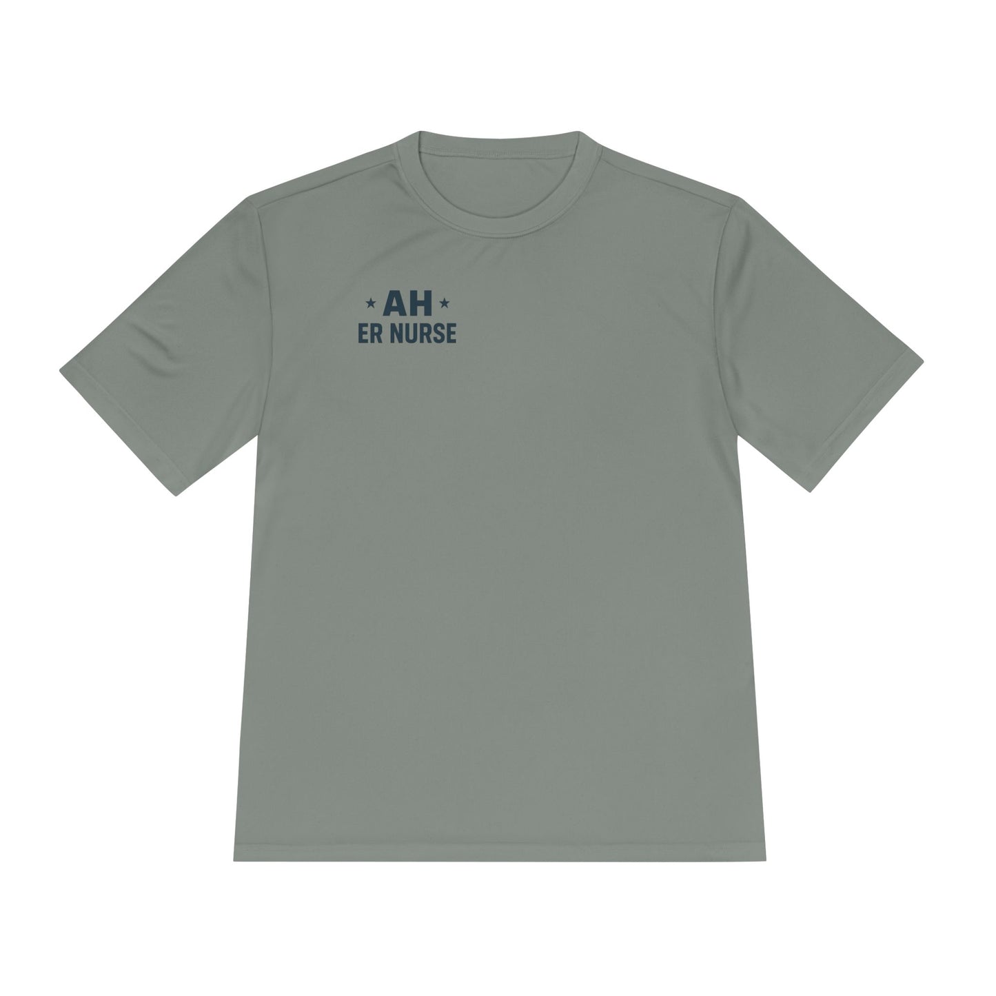 AH ER Moisture-Wicking T-Shirt for Healthcare Workers, Gifts for Nurses, Fitness Shirt, Hospital shirt, Nursing Essentials