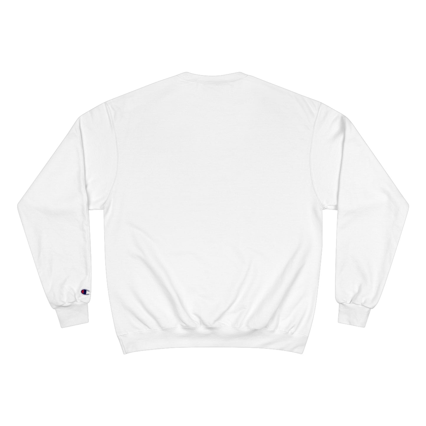 Champion Sweatshirt with Purple Crest Logo — Casual Crewneck Pullover