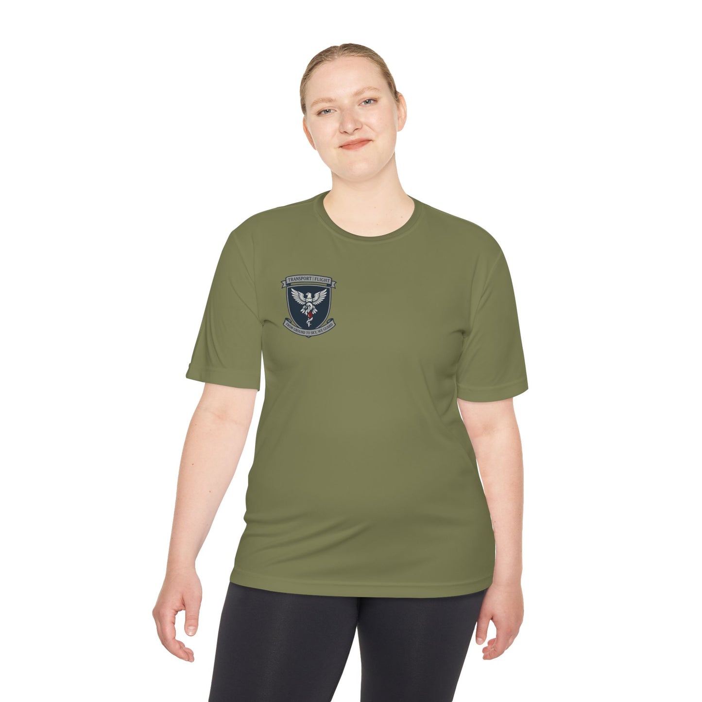 Transport/Flight Moisture Wicking Tee - Comfortable Athletic Shirt, Fitness Wear, Active Lifestyle, Sports Apparel, Workout Top