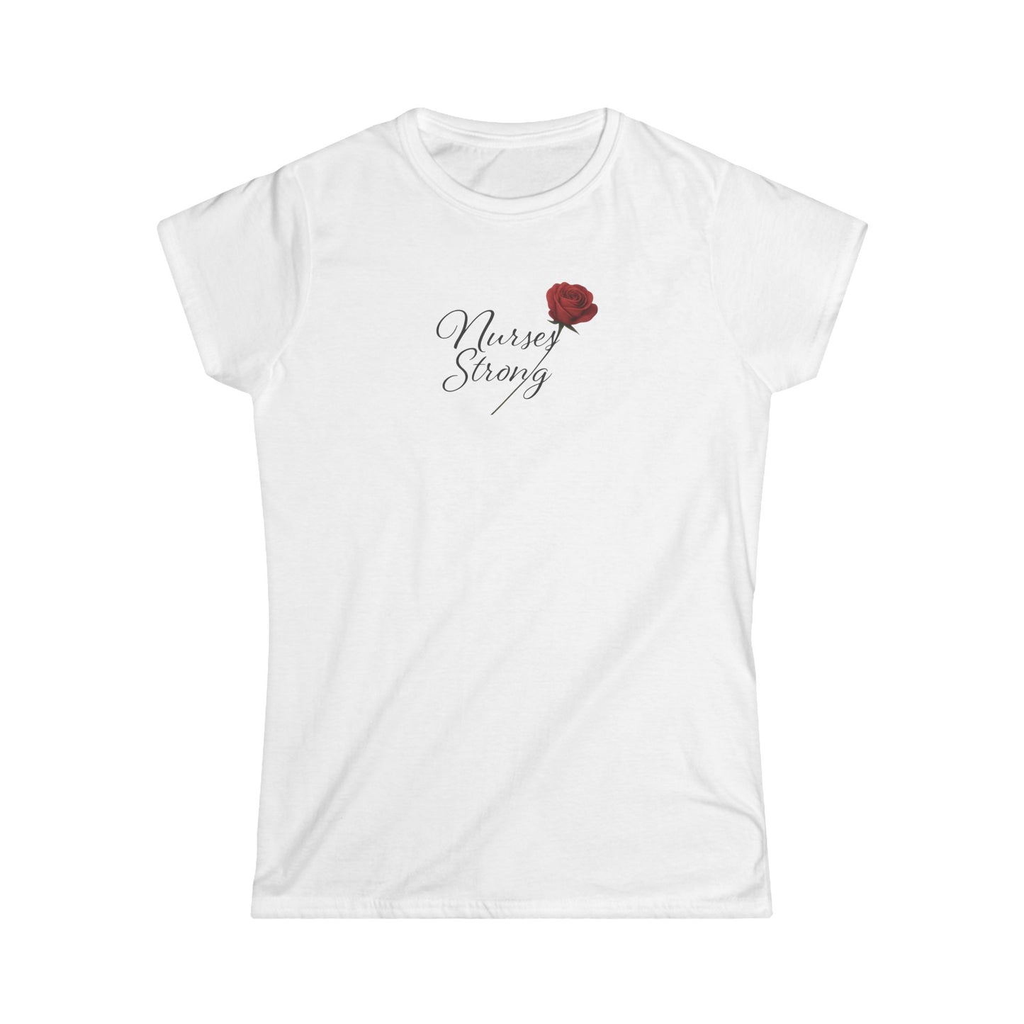 NS Rose Tee - Empowering Women's Softstyle Shirt, Appreciation Gift, [...]