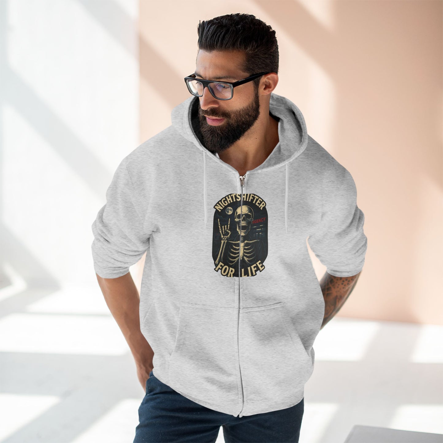 Life Shifter for Life Zip Up Hoodie for Life, Unisex Hoodie, Halloween Fashion, Casual Wear, Trendy Sweatshirt