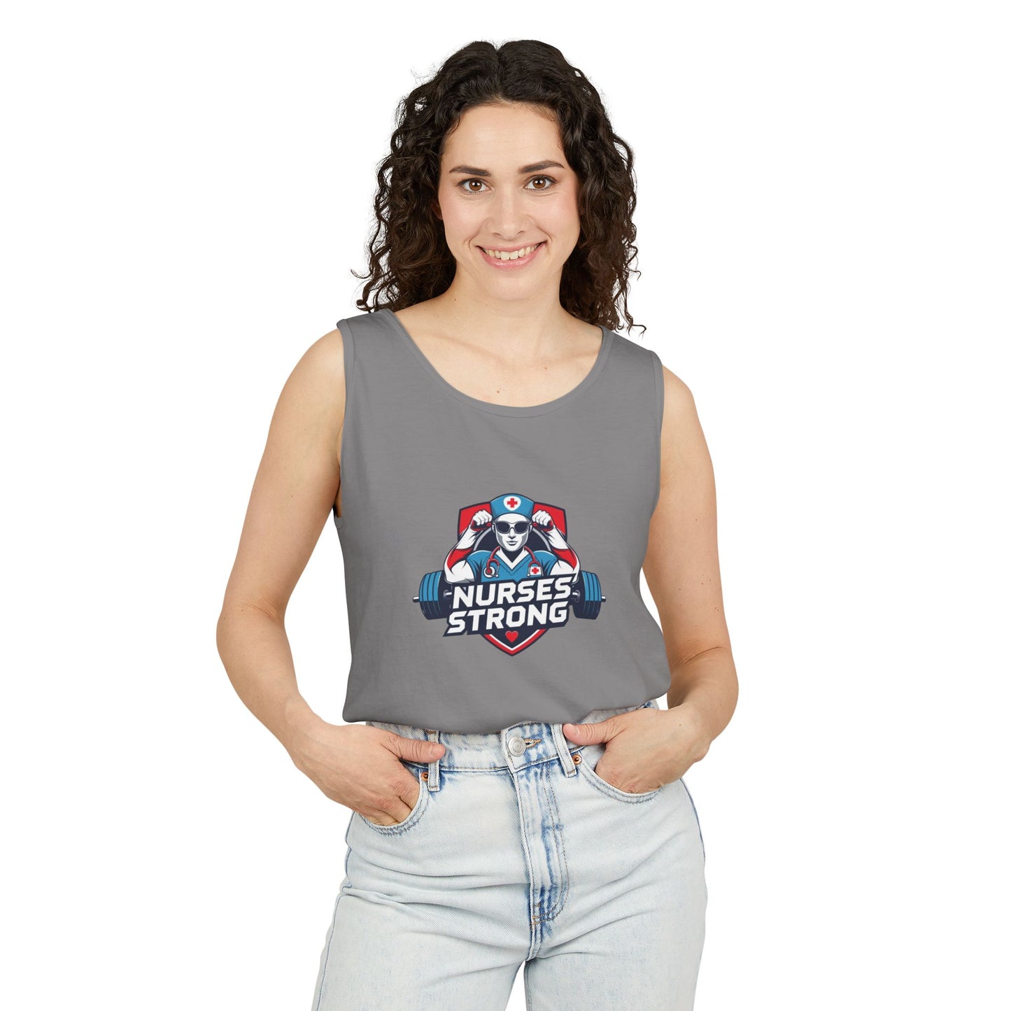 Nurse Strength Tank Top - Perfect Gift for Healthcare Workers, Gym Wear, Motivational Fitness Top, Nursing Appreciation Day, Fitness [...]