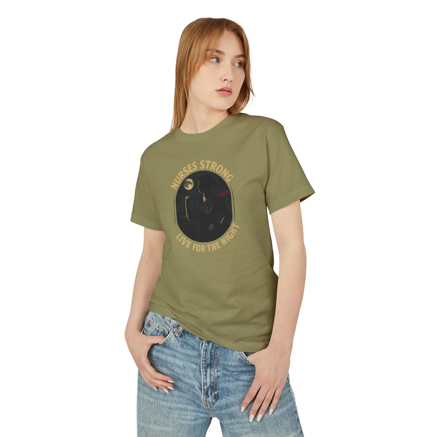 Live for the Night | Comfortable Cotton Shirt, Gift for Nurses