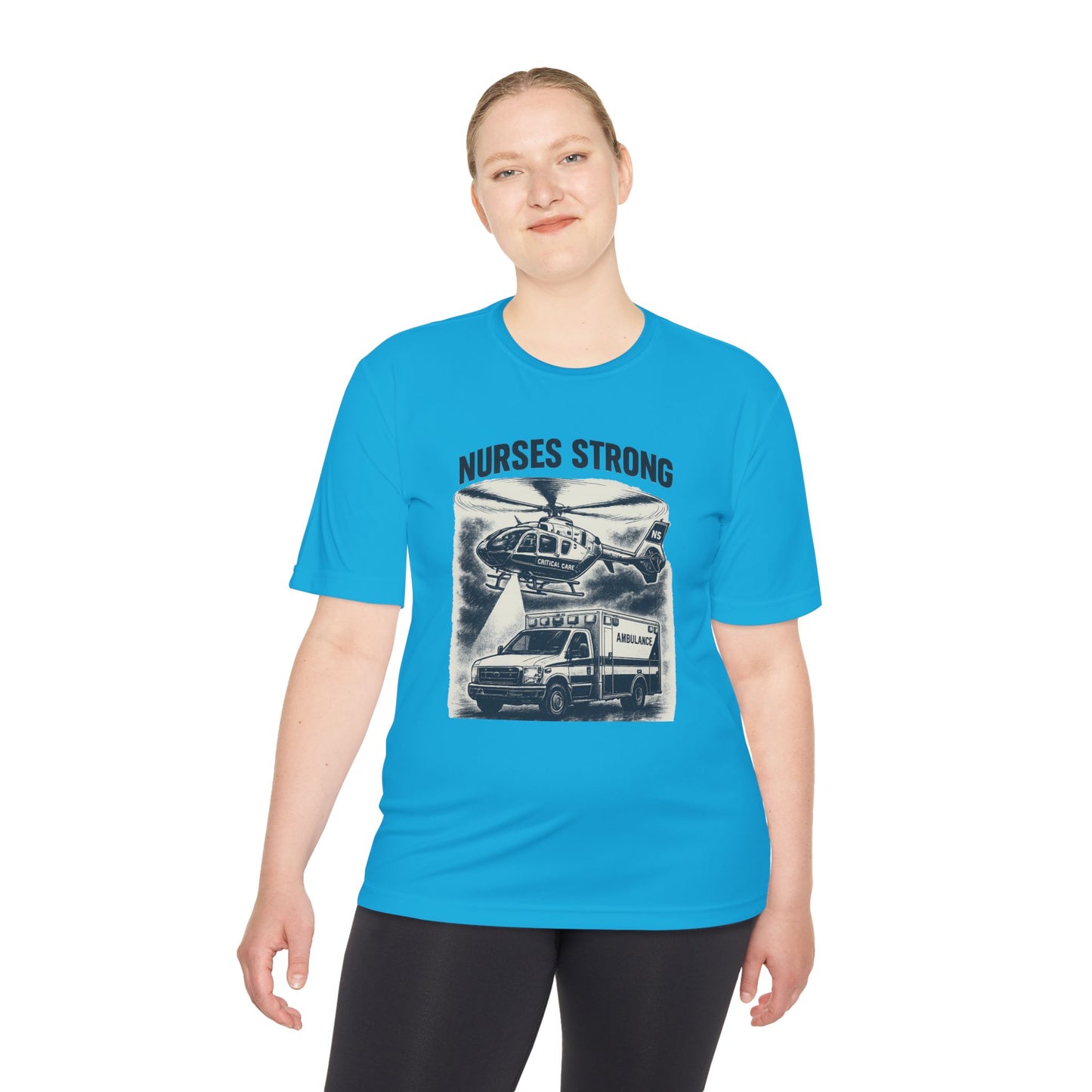 Nurses Strong CC Moisture Wicking Performance Tee