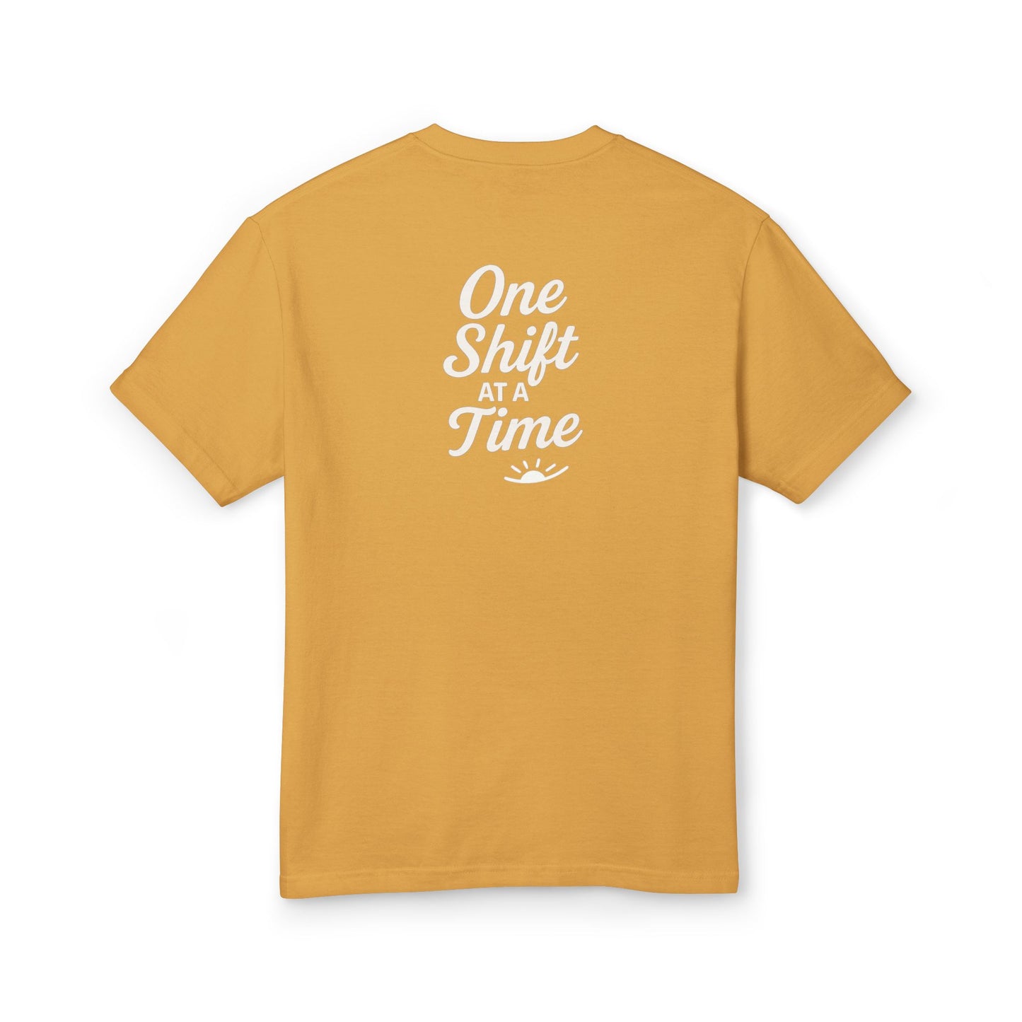 Casual Cotton Tee - One Shift at a Time, Relaxed Fit