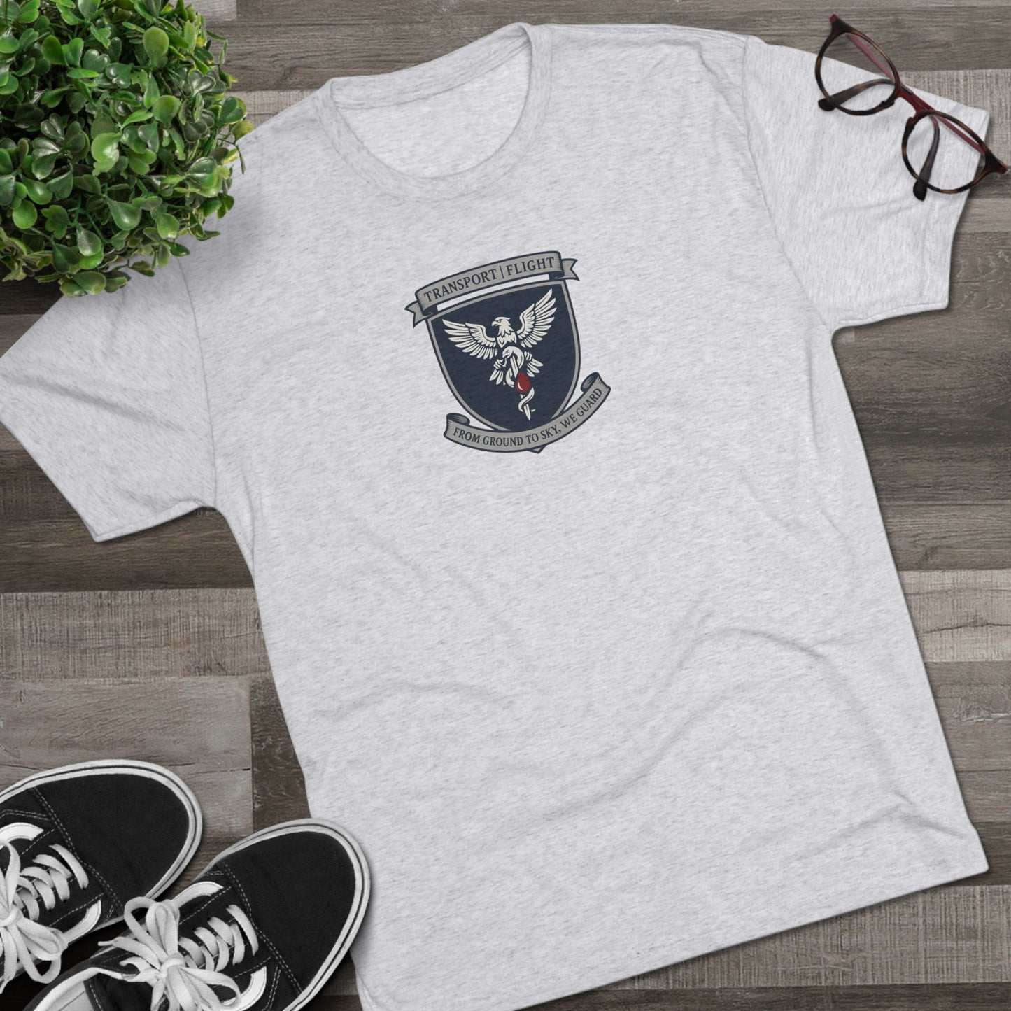 Transport Nurse Tri-Blend Crew Tee, Comfortable Casual T-Shirt, Perfect Gift for Nature Lovers, Adventure Apparel, Everyday Wear
