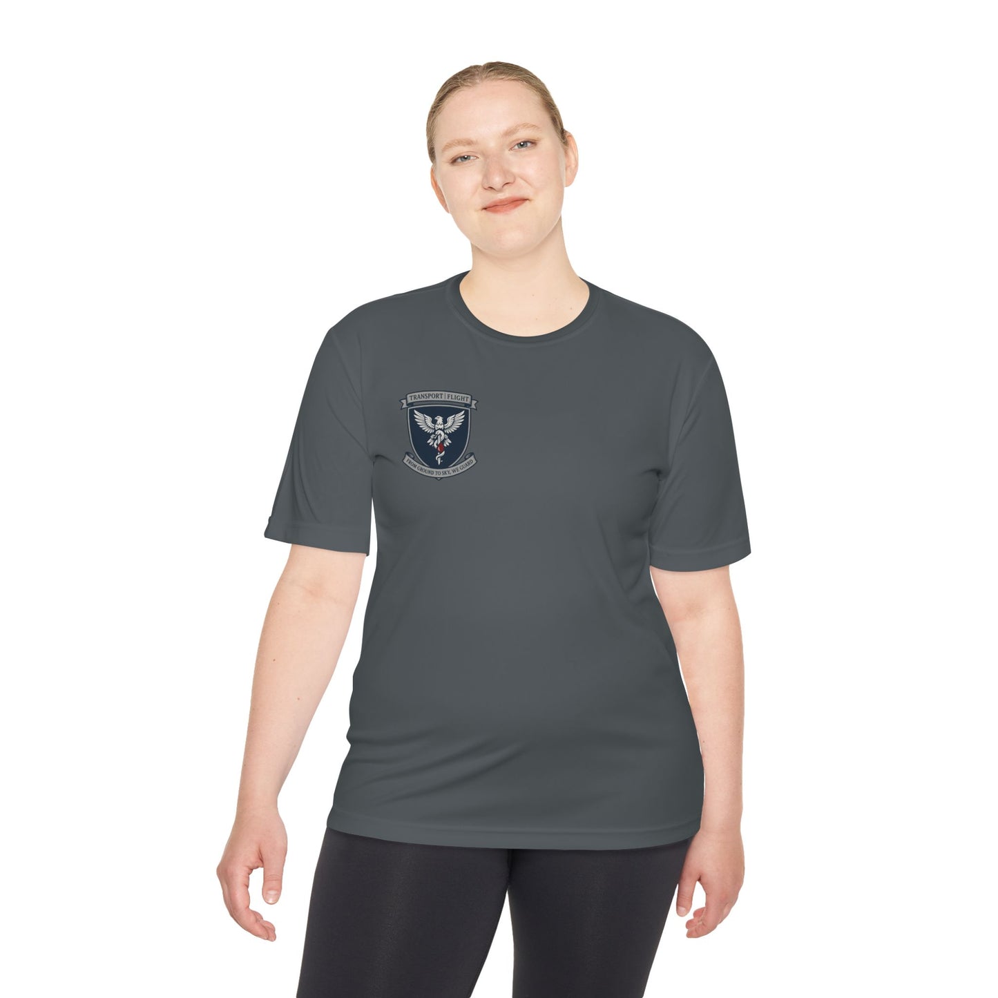 Transport/Flight Moisture Wicking Tee - Comfortable Athletic Shirt, Fitness Wear, Active Lifestyle, Sports Apparel, Workout Top