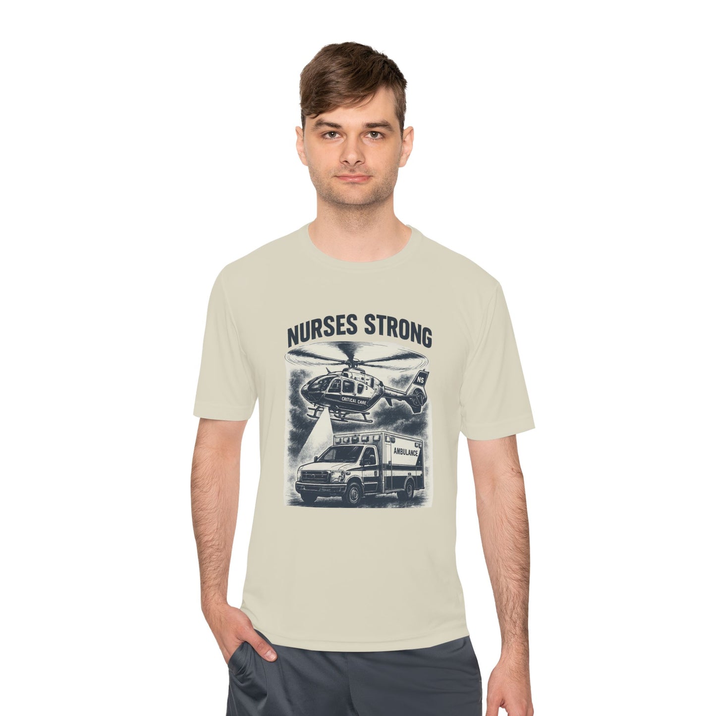 Nurses Strong CC Moisture Wicking Performance Tee