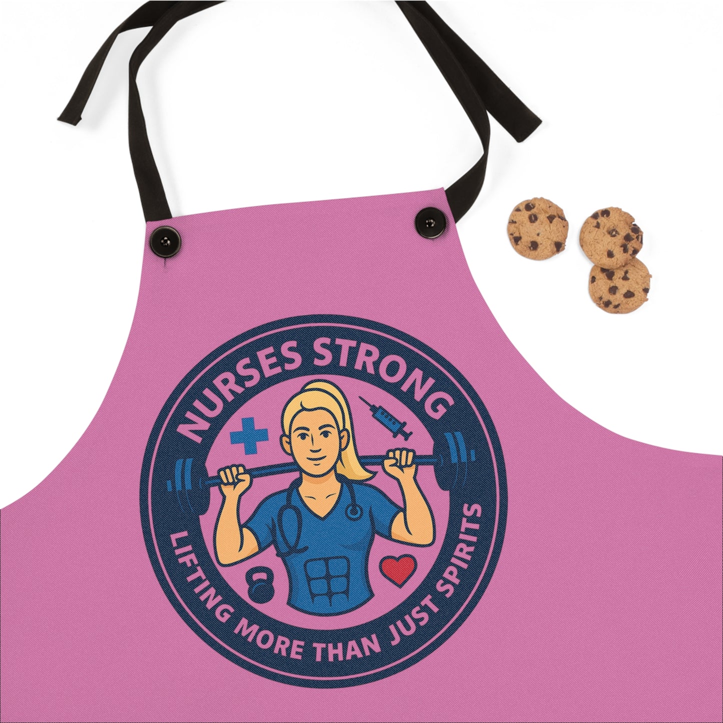 Nurse's Strong Apron, Kitchen Gift for Nurses, Cooking Apron, Funny Nurse Gift, Nurse Appreciation, Healthcare Love