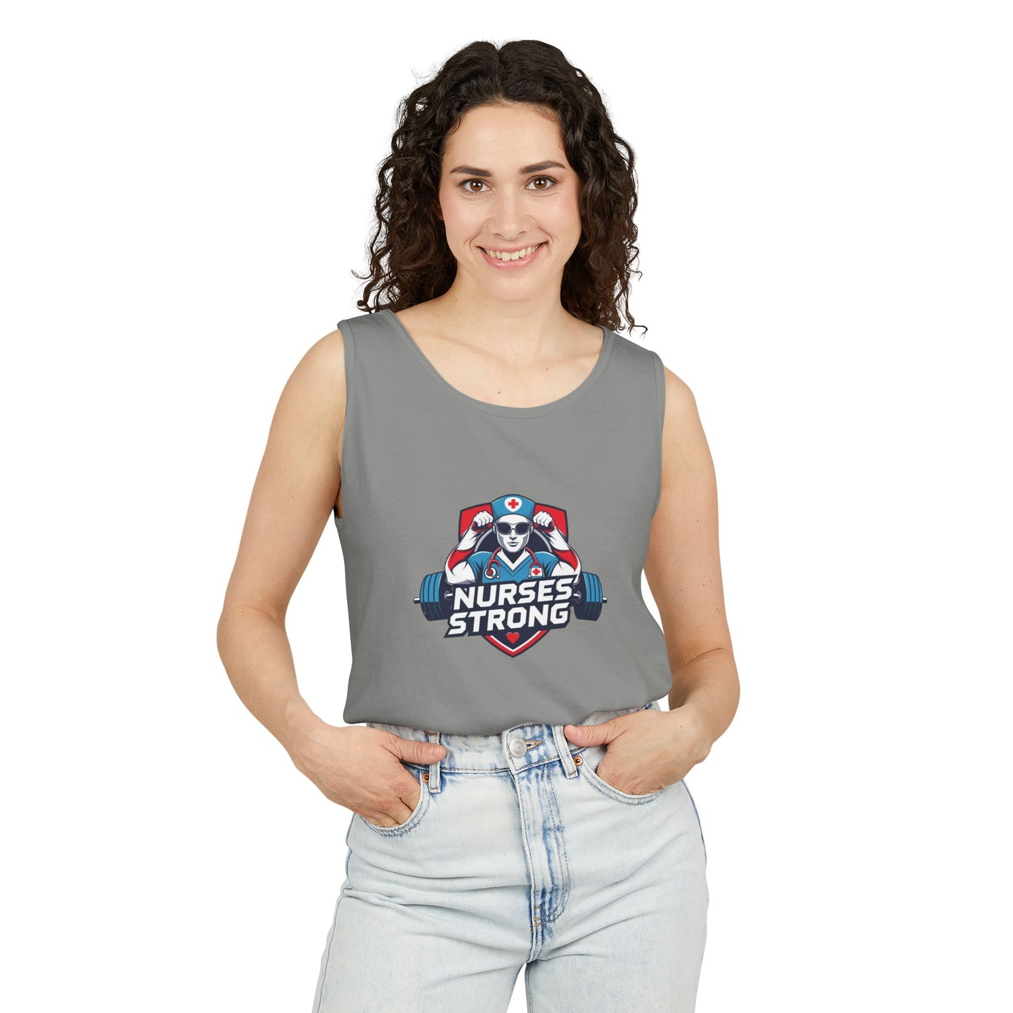 Nurse Strength Tank Top - Perfect Gift for Healthcare Workers, Gym Wear, Motivational Fitness Top, Nursing Appreciation Day, Fitness [...]