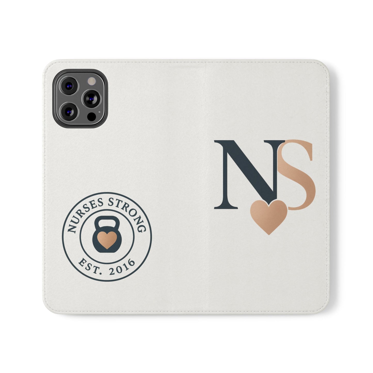 Navy Rose NS  Flip Case | Phone Accessory for Healthcare Workers | Gift for Nurses | Stylish & Functional | Durable Phone Protection