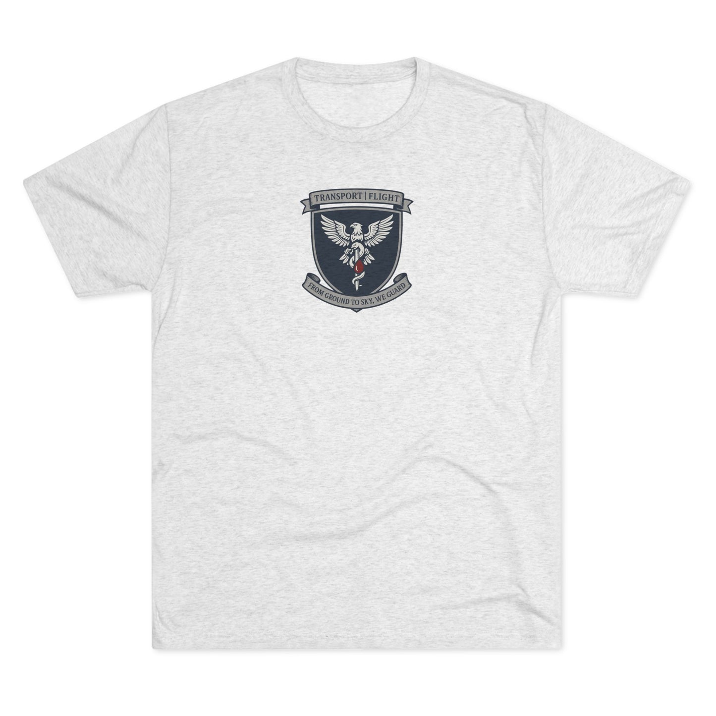 Transport Nurse Tri-Blend Crew Tee, Comfortable Casual T-Shirt, Perfect Gift for Nature Lovers, Adventure Apparel, Everyday Wear