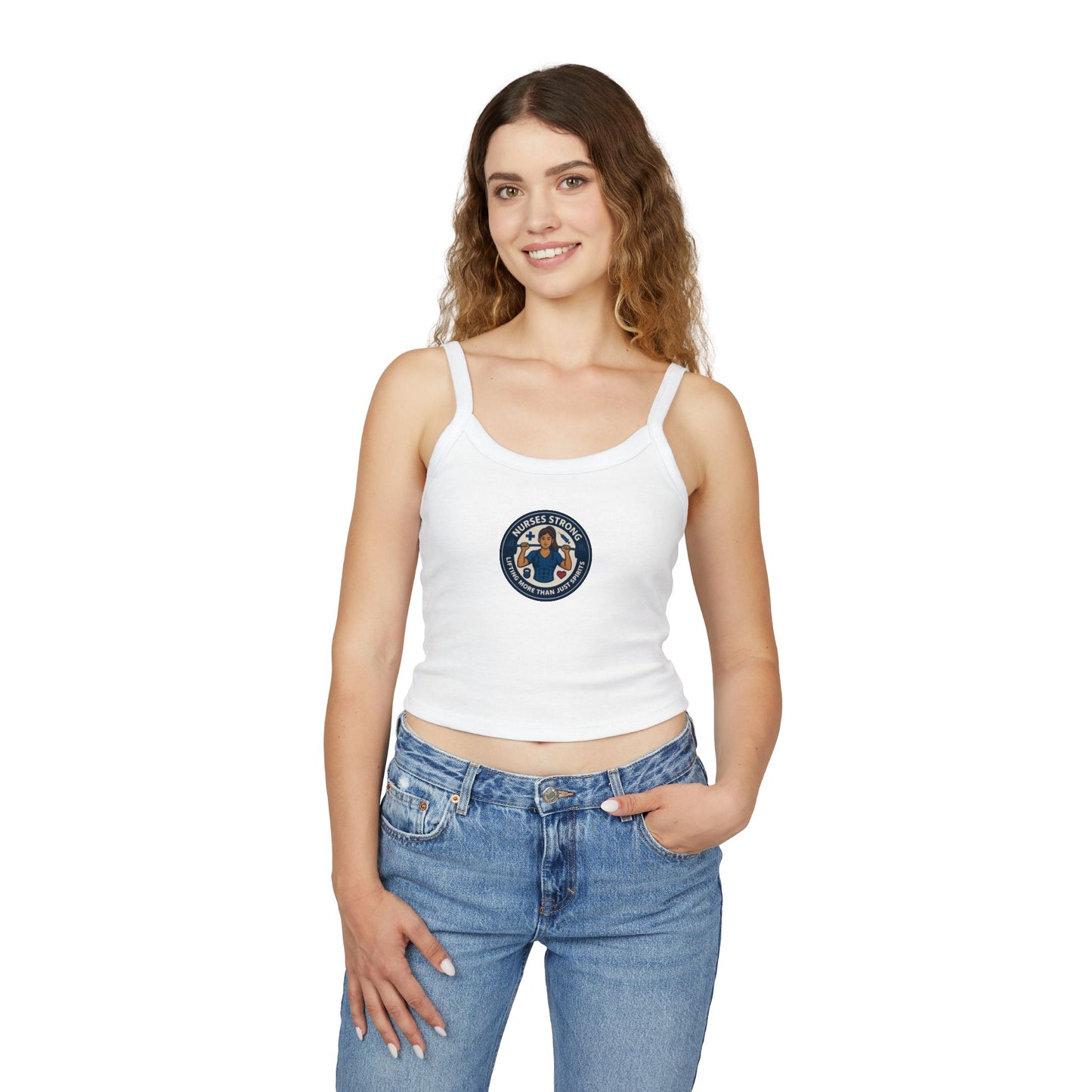 Empowering Women's Spaghetti Strap Tank Top - Perfect for Summer, Workouts, and Casual Outings, Sportswear, Feminism, Gift Idea