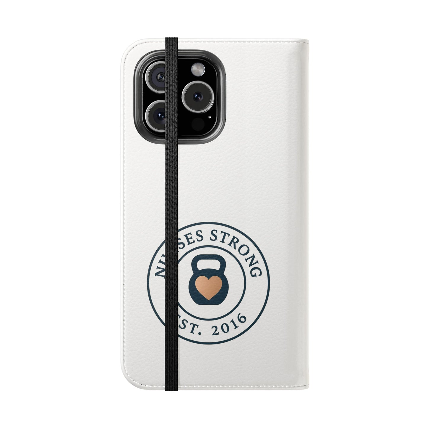 Navy Rose NS  Flip Case | Phone Accessory for Healthcare Workers | Gift for Nurses | Stylish & Functional | Durable Phone Protection