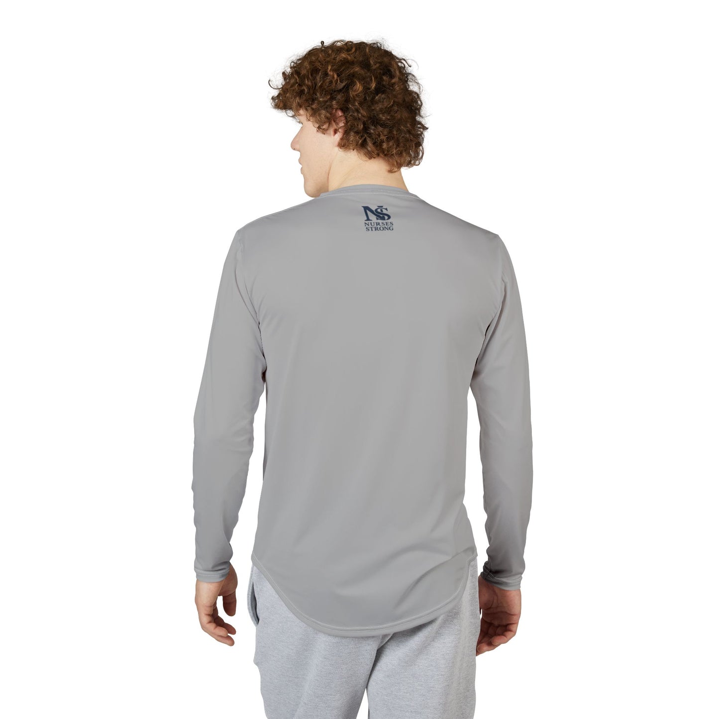 Men's UV Protection Long Sleeve Shirt - Nurses Strong, Sun Safety Shirt, Gift for Nurses, Outdoor Activity Top, Summer Apparel