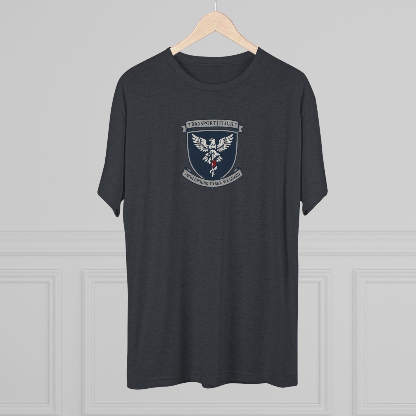 Transport Nurse Tri-Blend Crew Tee, Comfortable Casual T-Shirt, Perfect Gift for Nature Lovers, Adventure Apparel, Everyday Wear