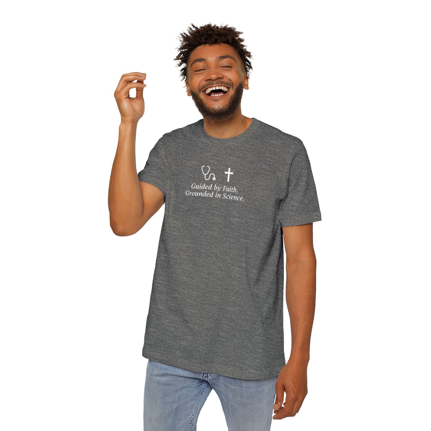 Faith and Science T-Shirt | Casual Wear, USA-Made