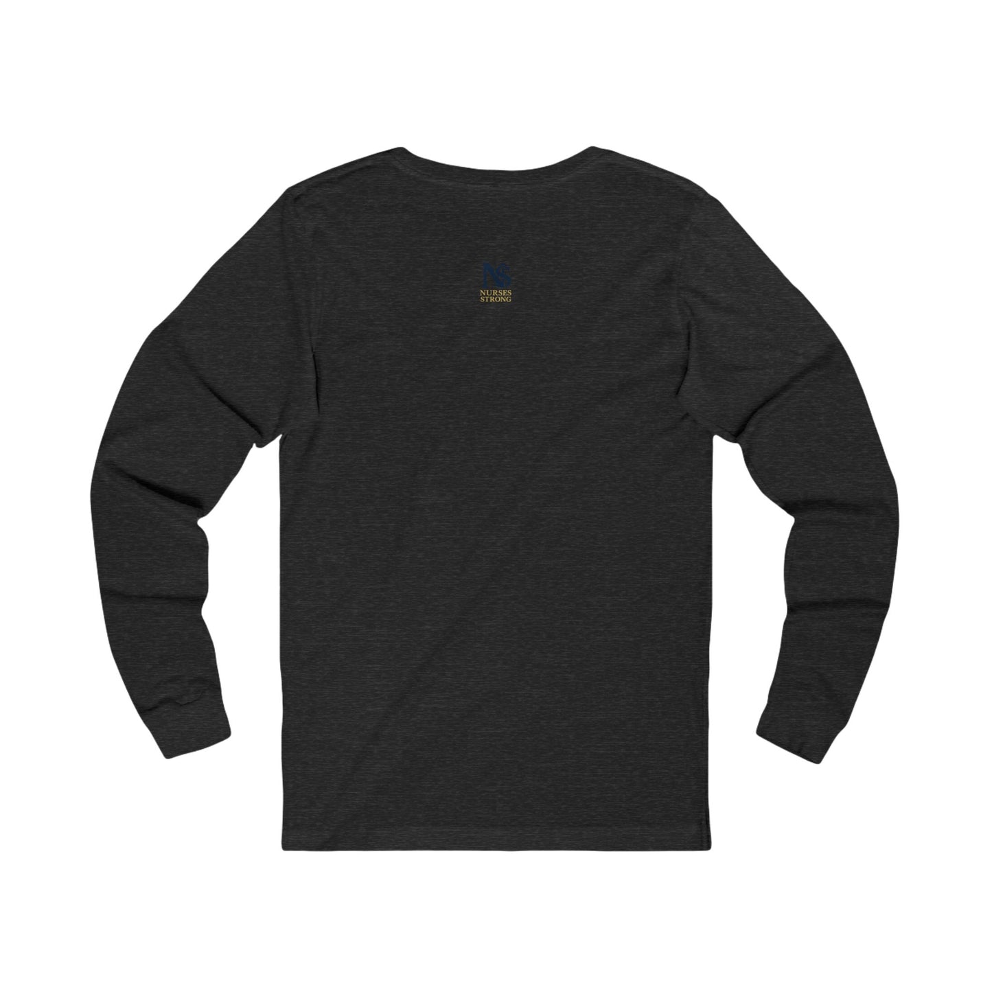 Blue Tan NSLong Sleeve Tee, Unisex Jersey Tee for Nurses