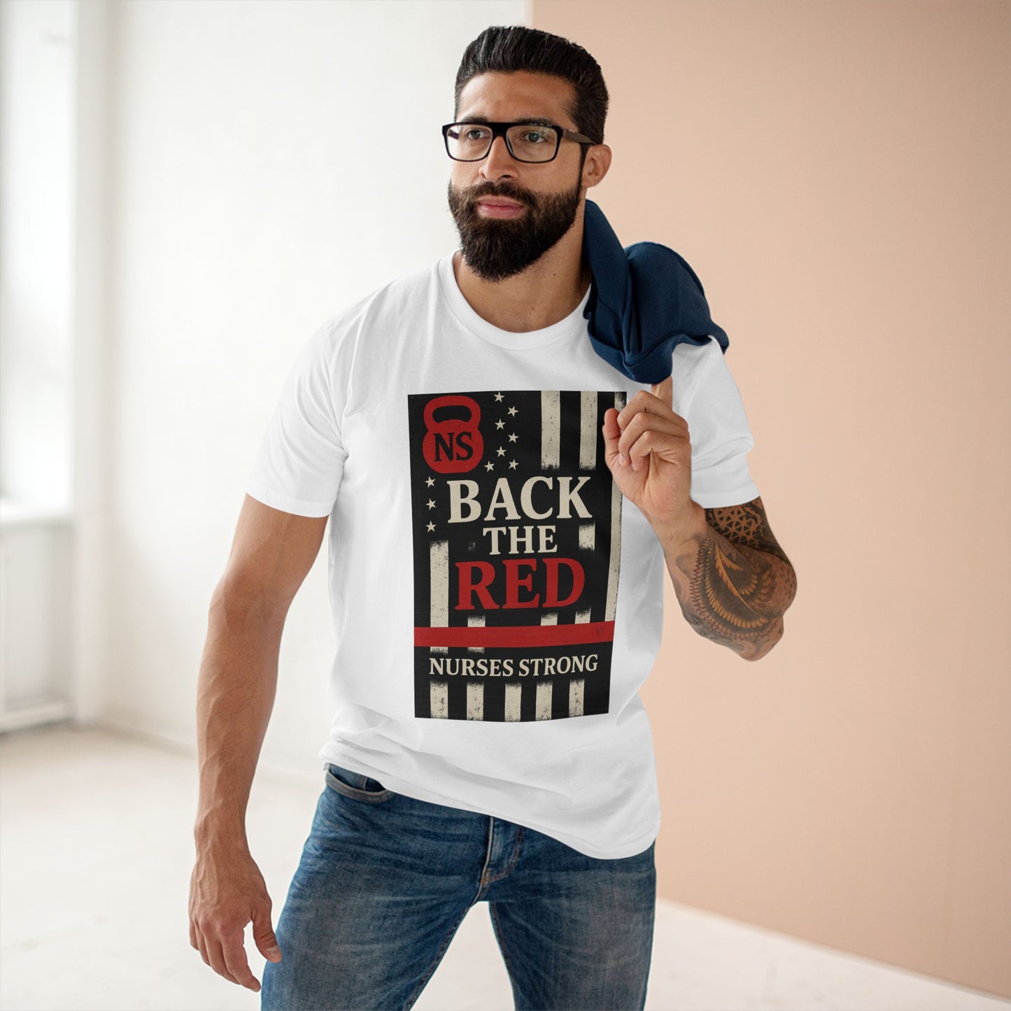 Back the Red Nurses Strong Tee
