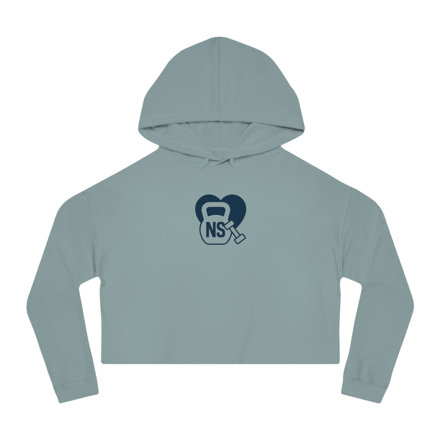 Nurse Strong Cropped Hoodie, Fitness Apparel, Workout Sweatshirt, Nurse Gift, Workout Motivation
