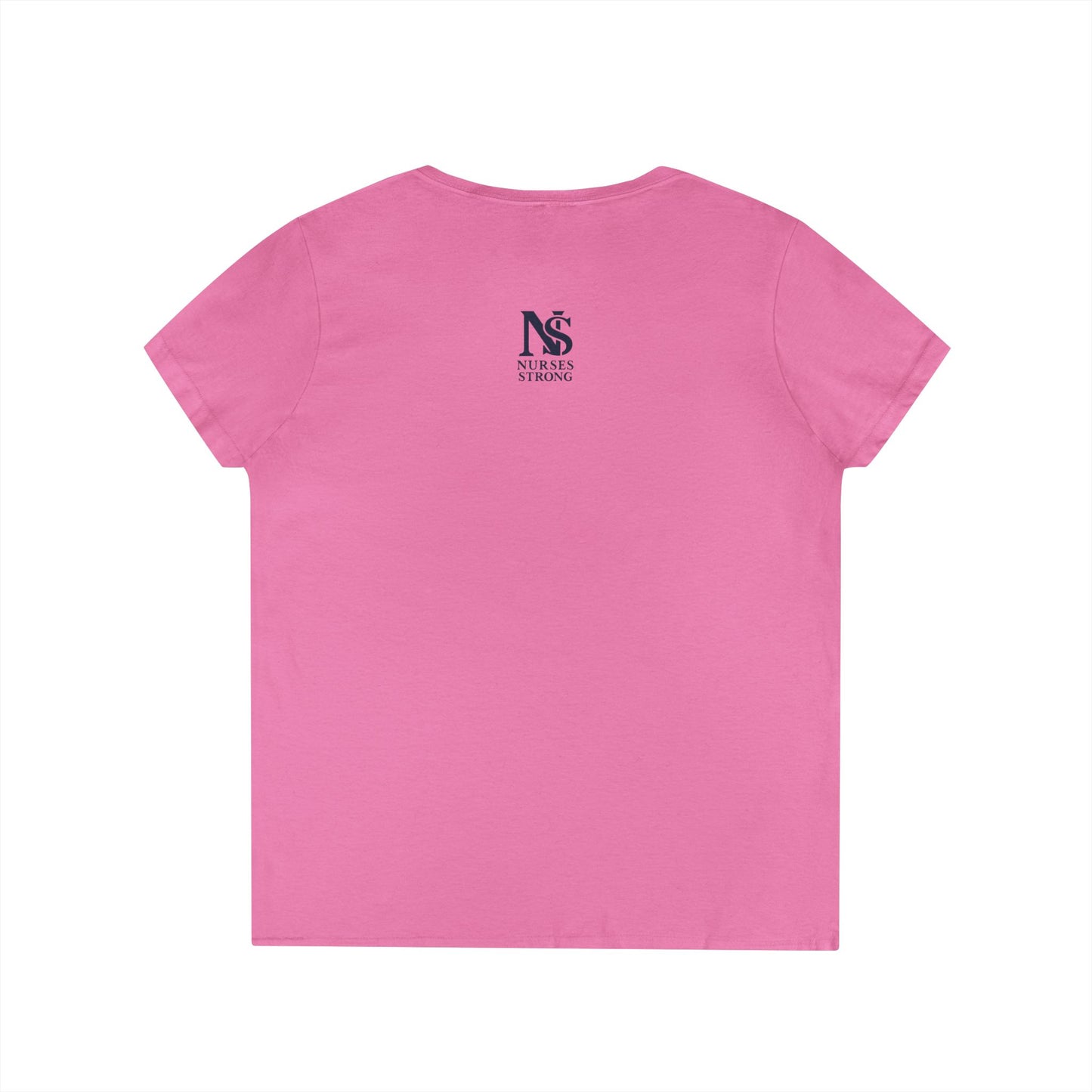 Empowering V-Neck T-Shirt for Strong Women, Motivational Shirt, Fitness Tee, Inspirational Gift, Ladies' Apparel