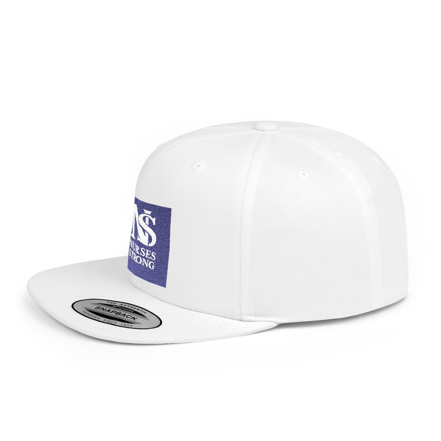 Nurses Strong Snapback Hat | Flat Bill Cap for Healthcare Professionals | Gift for Nurses, Medical Workers, Graduation