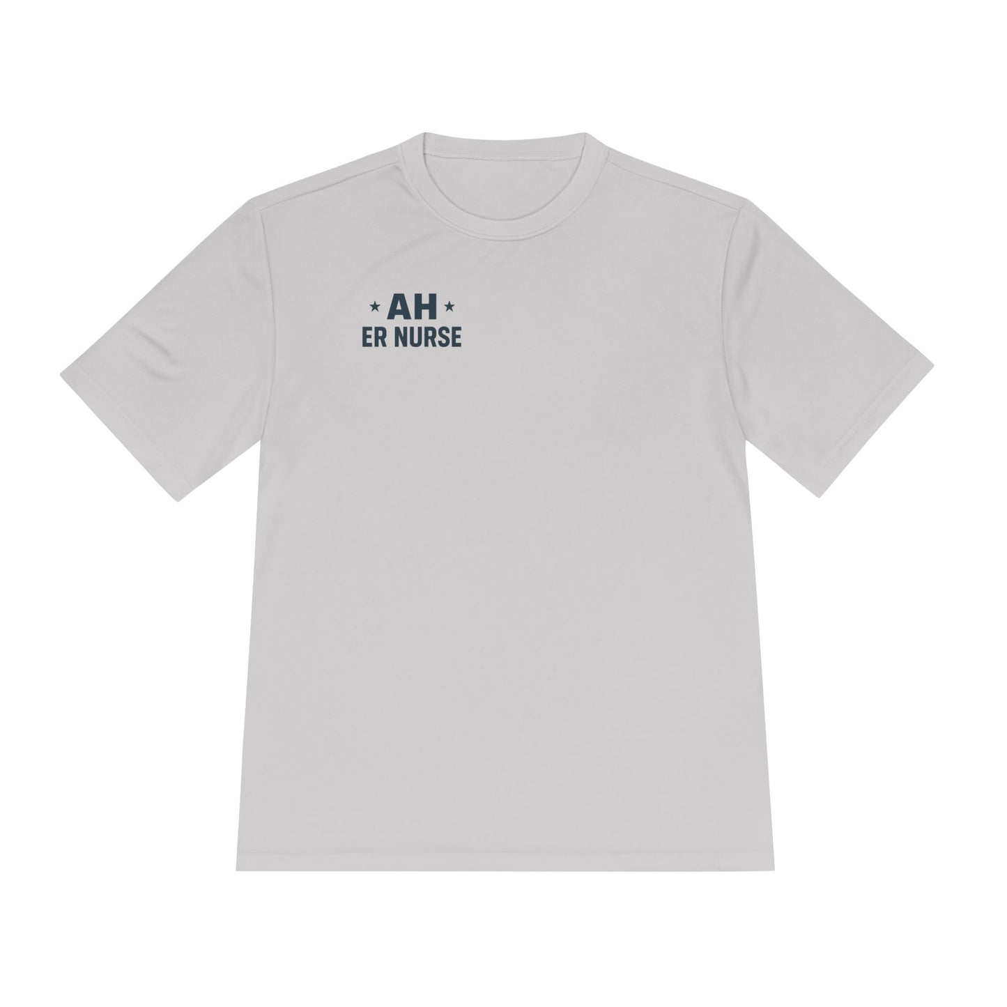 AH ER Moisture-Wicking T-Shirt for Healthcare Workers, Gifts for Nurses, Fitness Shirt, Hospital shirt, Nursing Essentials