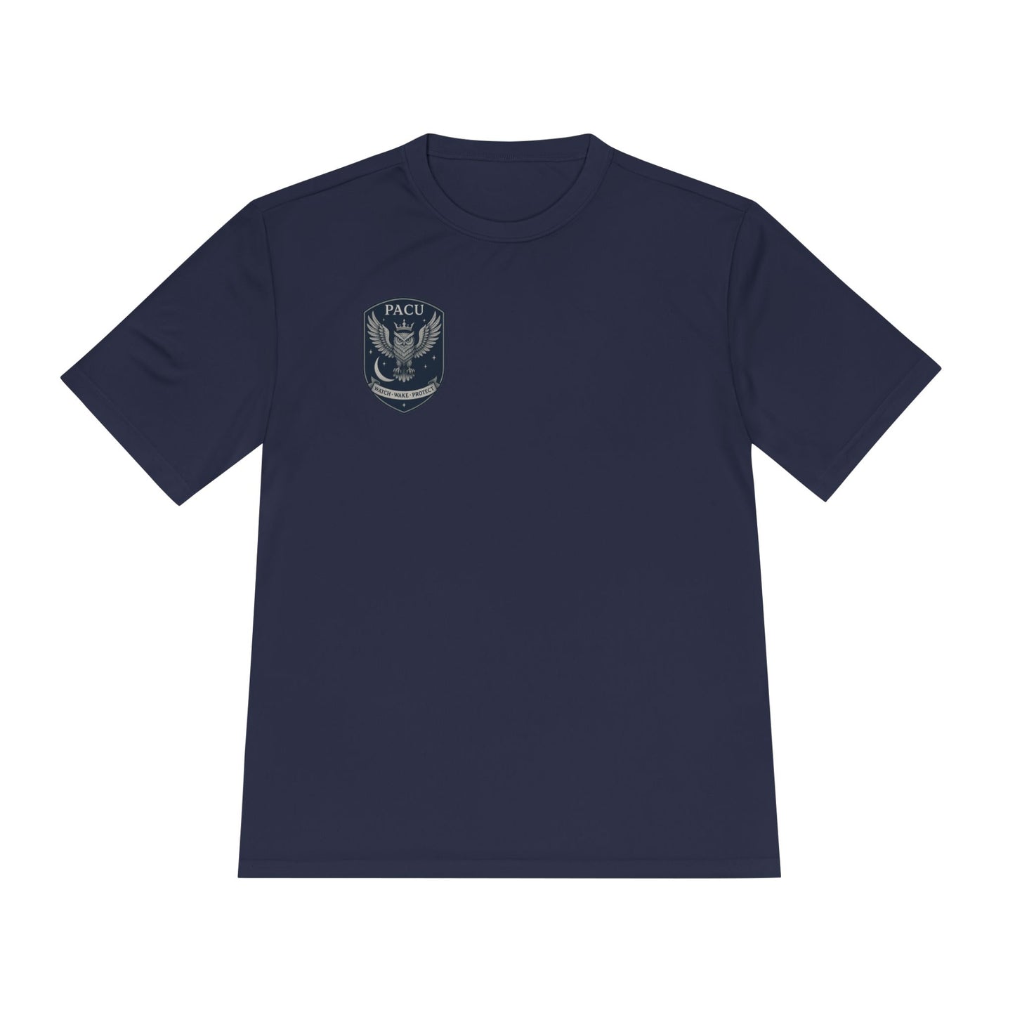 PACU Sigil Wicking Tee with PACU Eagle Emblem, Lightweight Athletic Shirt, Outdoor Activewear, Gym Tee, Perfect for Sports and Training