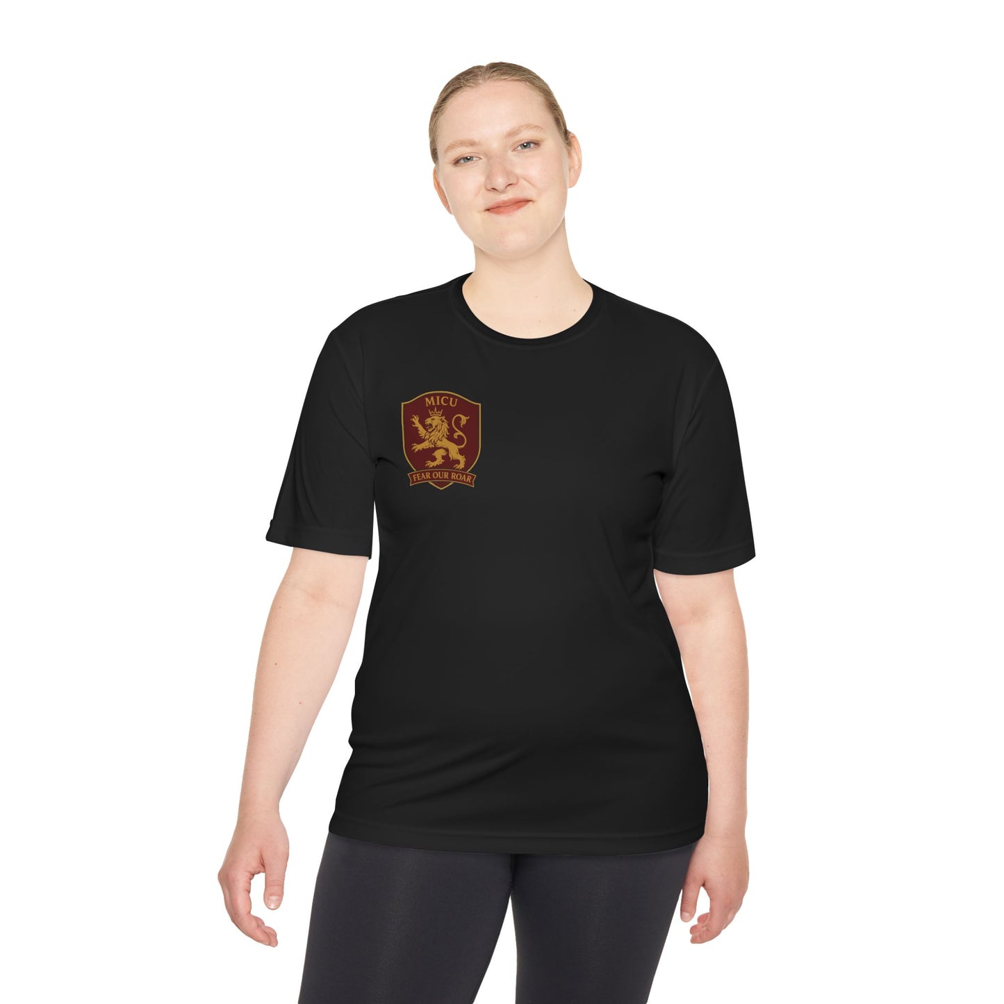MICU Sigil Wicking Fitness Tee – Perfect for Athletes, Workout Gear, Gift for Sports Enthusiasts, Gym Shirt, Travel Top