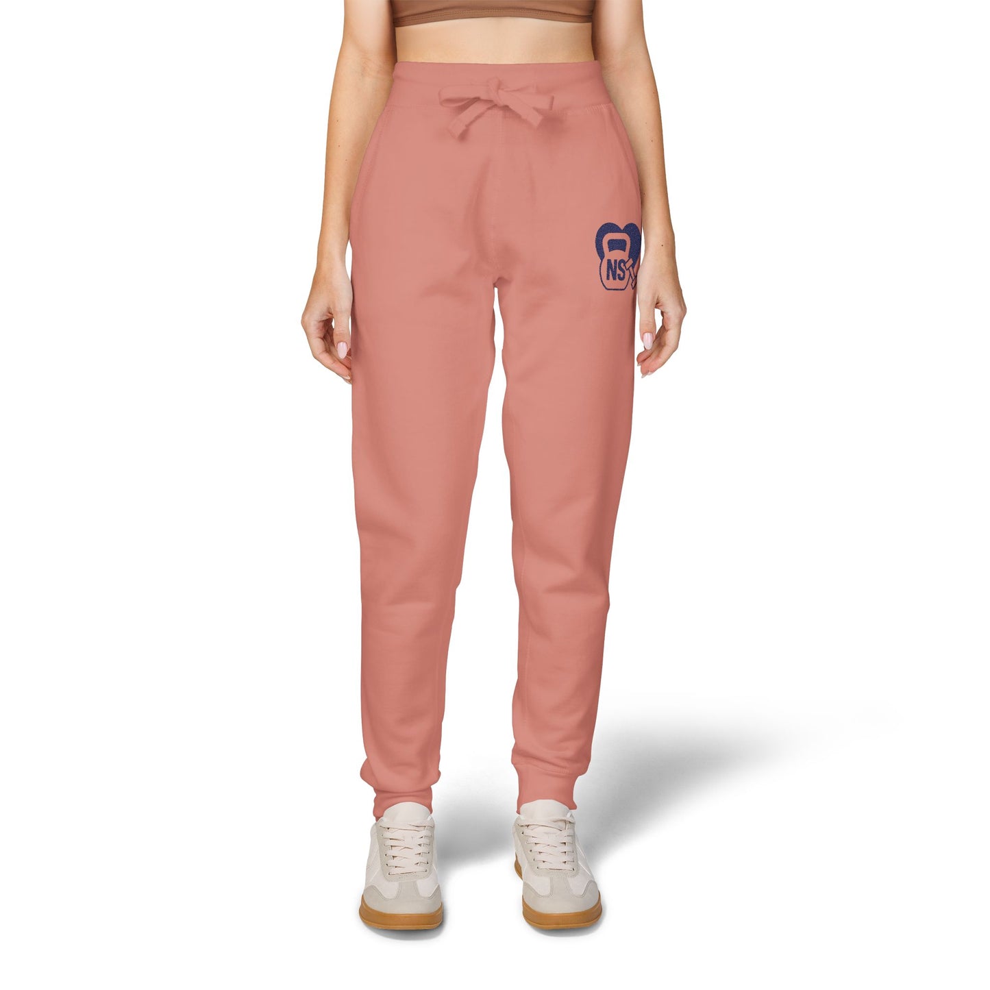 Cozy Embroidered Unisex Fleece Sweatpants, Comfortable Lounge Pants, Perfect for Relaxing, Gifts for Him/Her, Casual Style, Everyday Wear