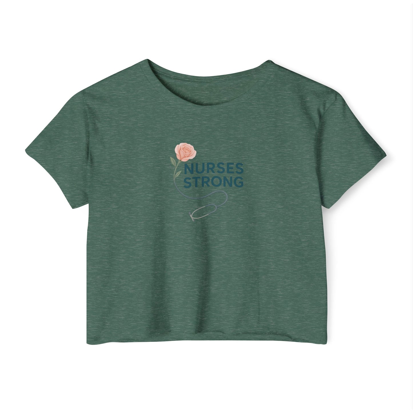 Flower/stethoscope  Festival Crop Top | Gift for Nurses,