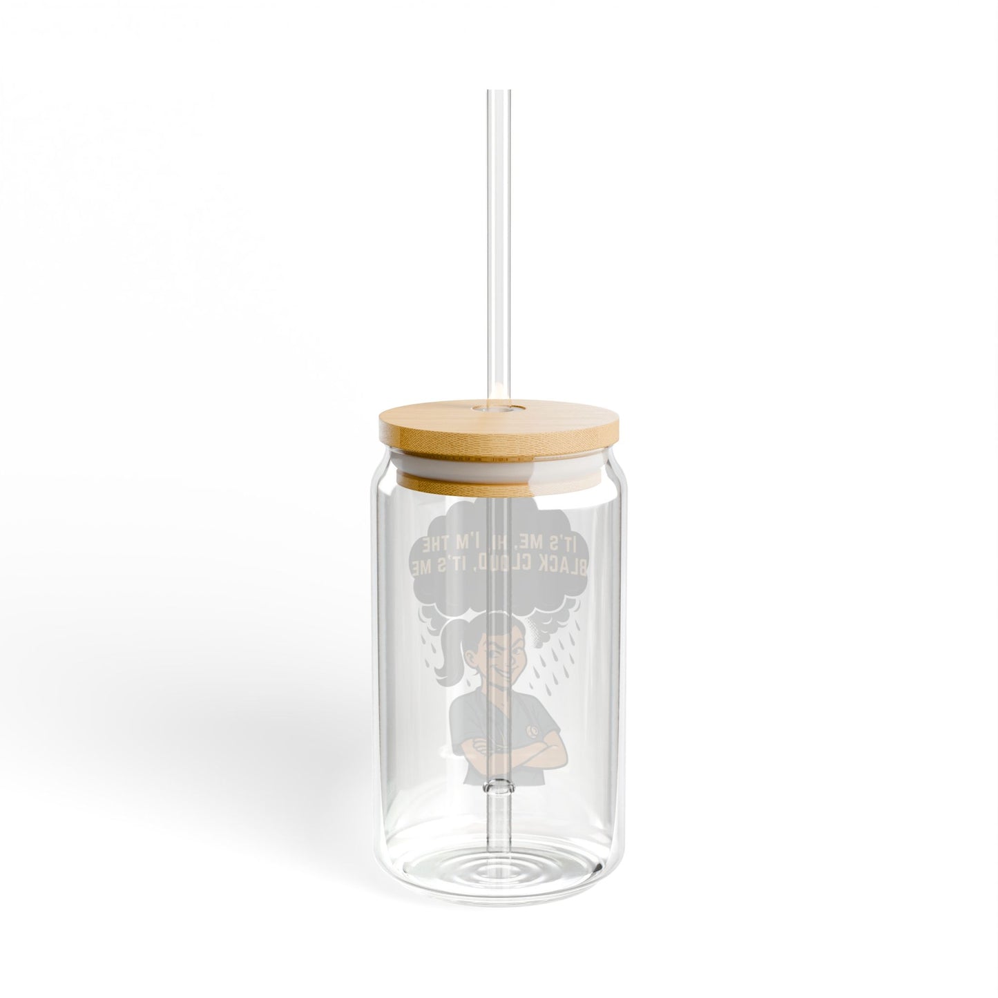 Sipper Glass- Mood Lifting, Perfect for Gifts, Home Decor, Coffee Lovers, and More!