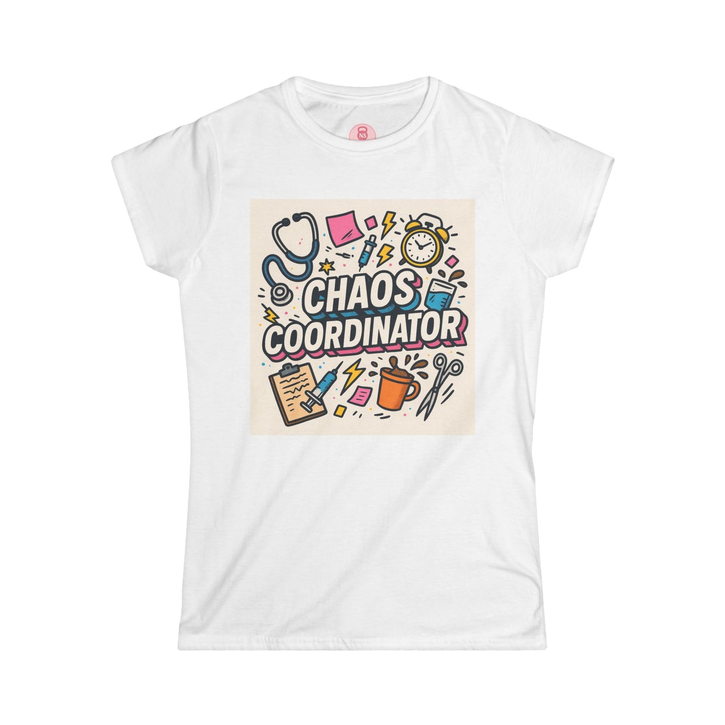 Chaos Coordinator Women's Tee | Fun Graphic Shirt, Gift for Teachers, Moms, Birthdays, Casual Wear