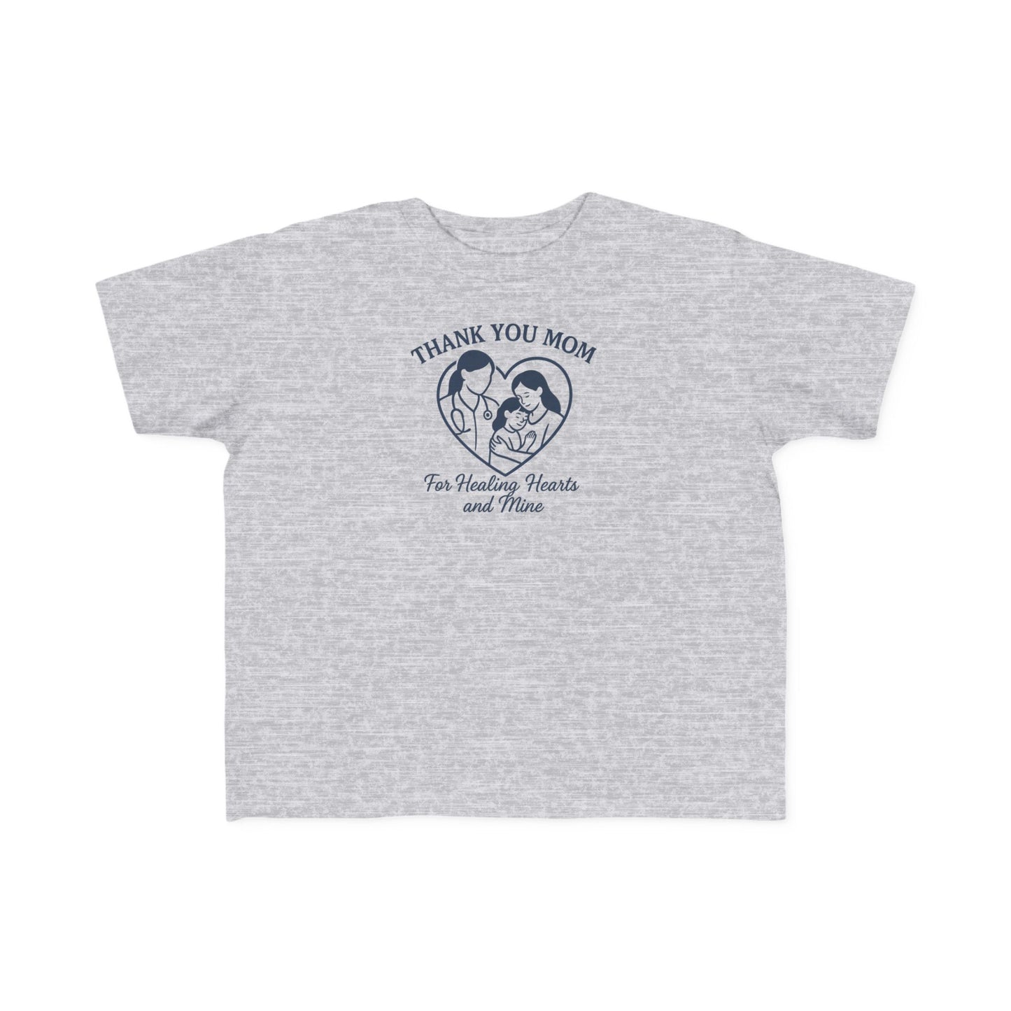 Toddler's Thank You Mom Tee, Cute Toddler Shirt, Kids' Gift for Mother's Day, Birthday Party Outfit, Comfy Jersey T-Shirt