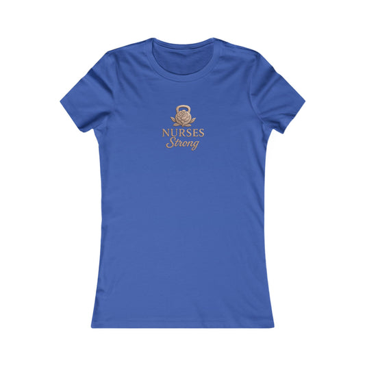 Rose Gold Nurses Strong Tee, Gift for Nurses