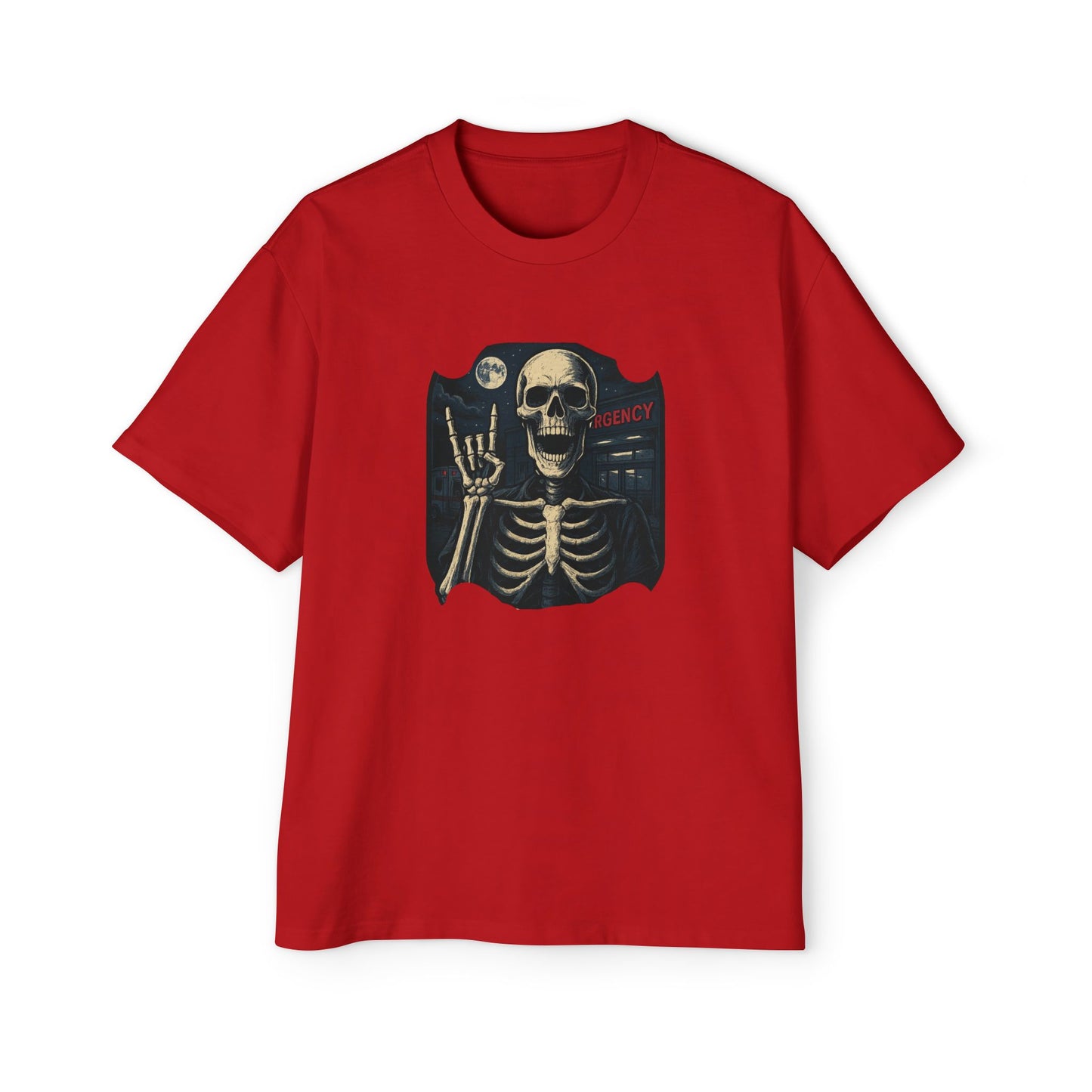 Skeleton Rocker Oversized Tee