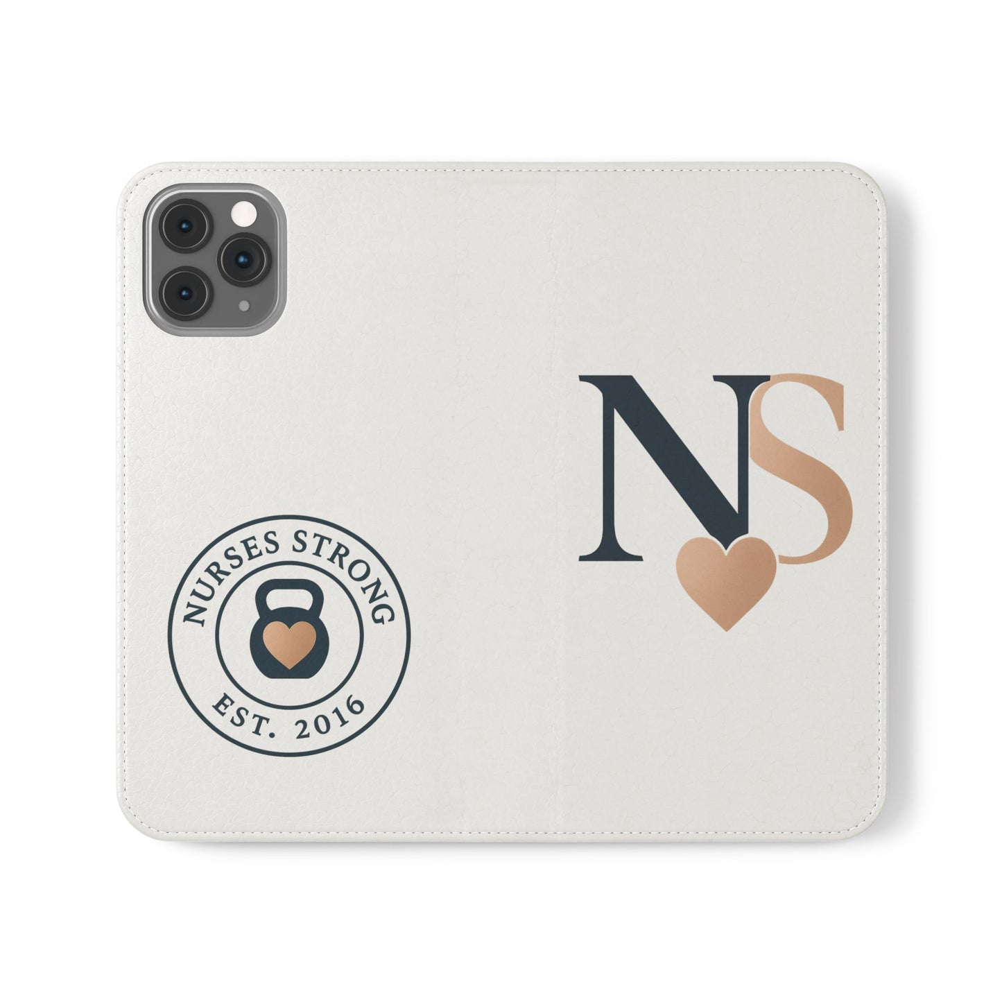Navy Rose NS  Flip Case | Phone Accessory for Healthcare Workers | Gift for Nurses | Stylish & Functional | Durable Phone Protection